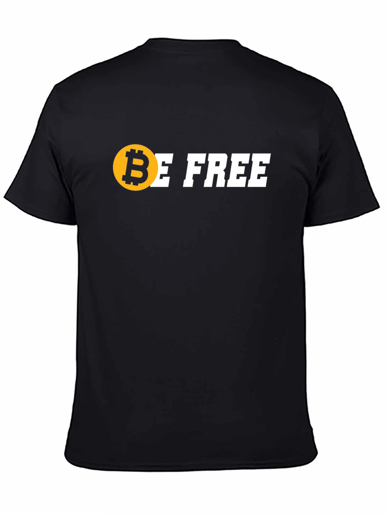 Bitcoin Be Free Black T-Shirt