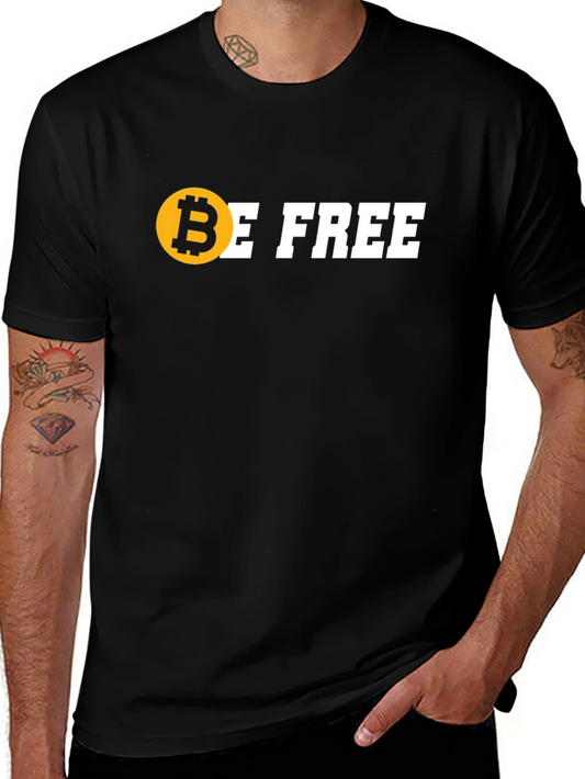 Bitcoin Be Free Black T-Shirt