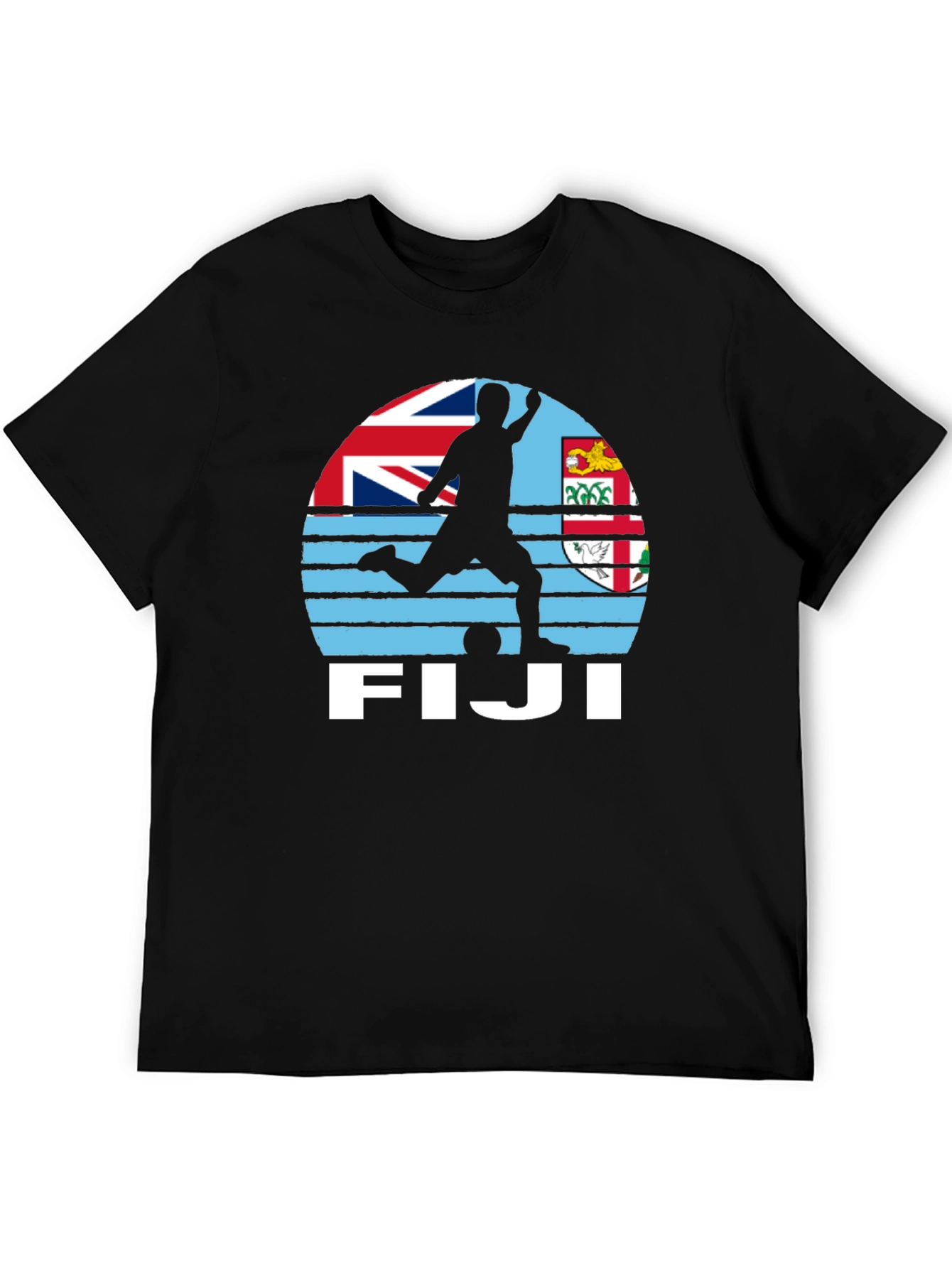 Fiji Soccer T-Shirt - Black