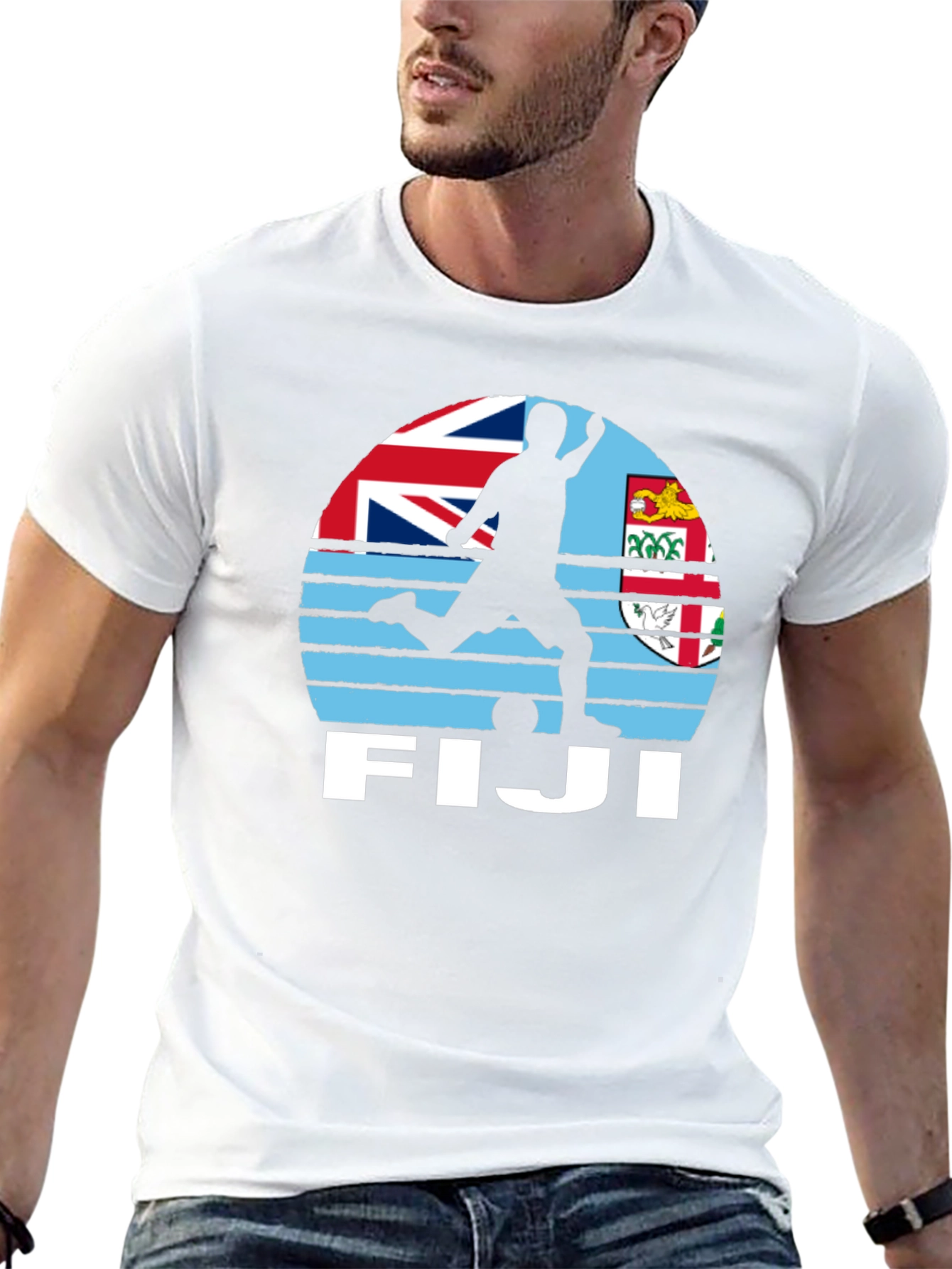 Fiji Soccer T-Shirt - Black