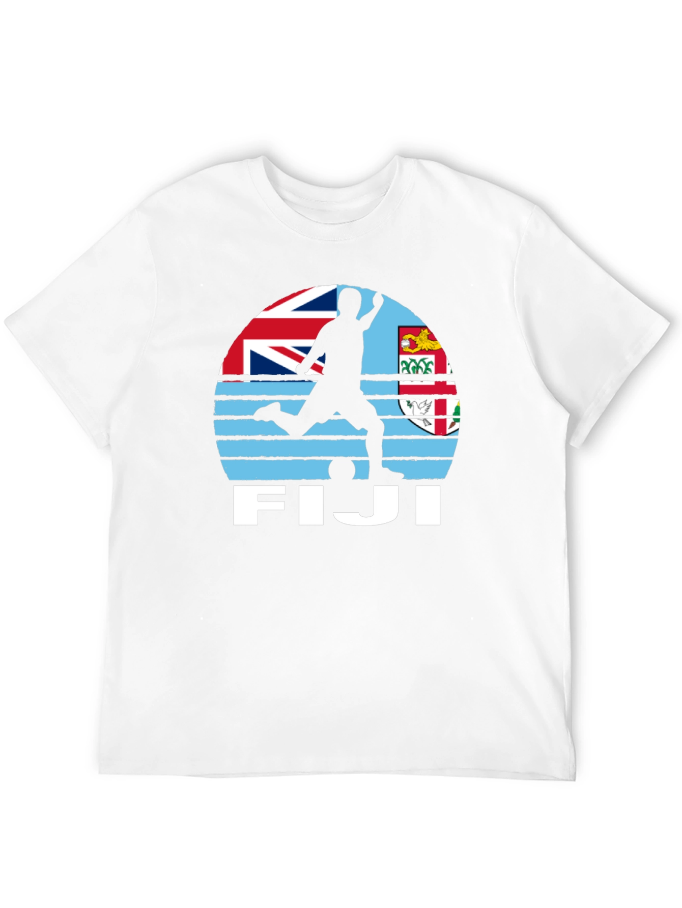 Fiji Soccer T-Shirt - Black