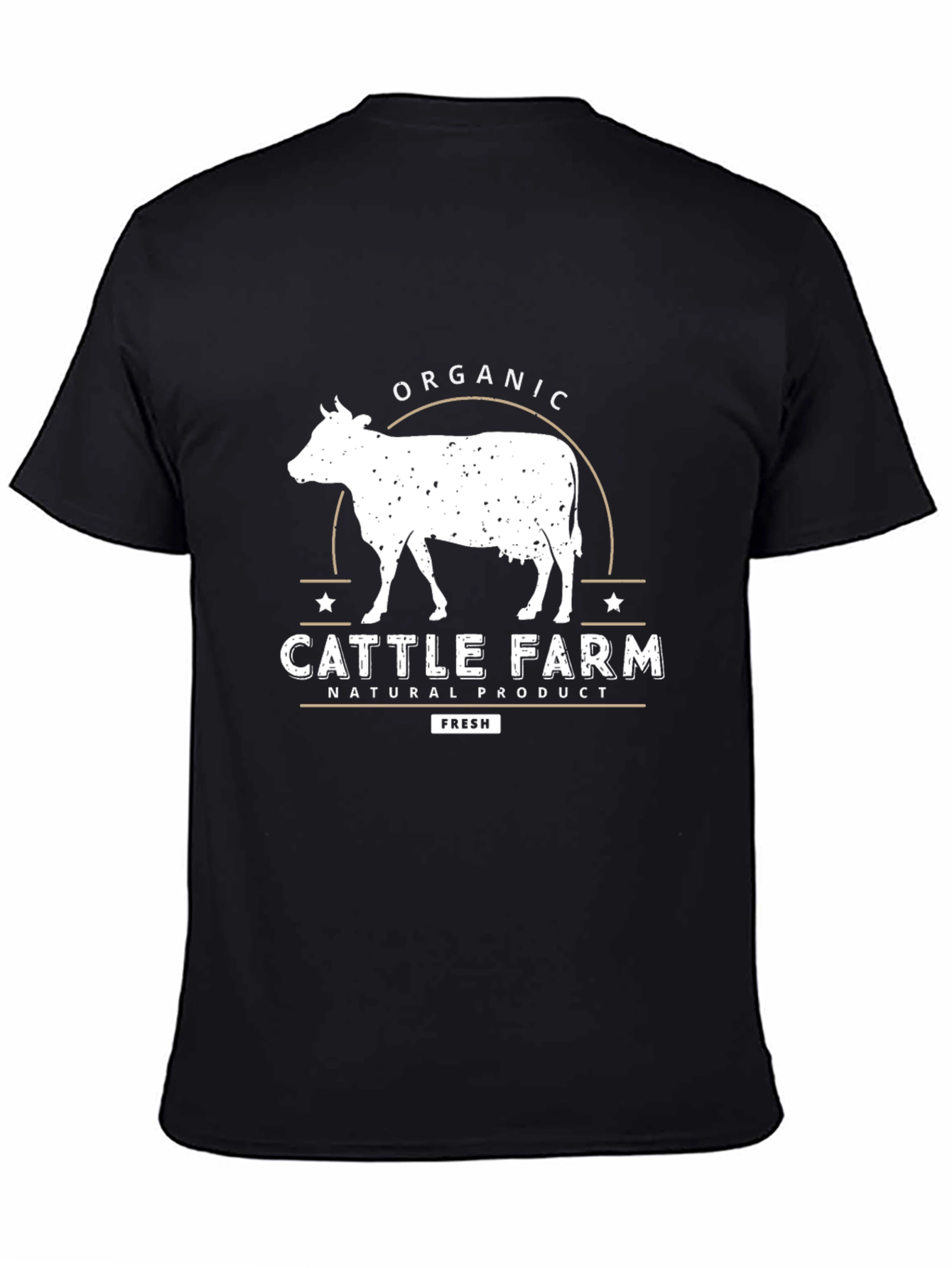 Organic Cattle Farm Graphic Tee