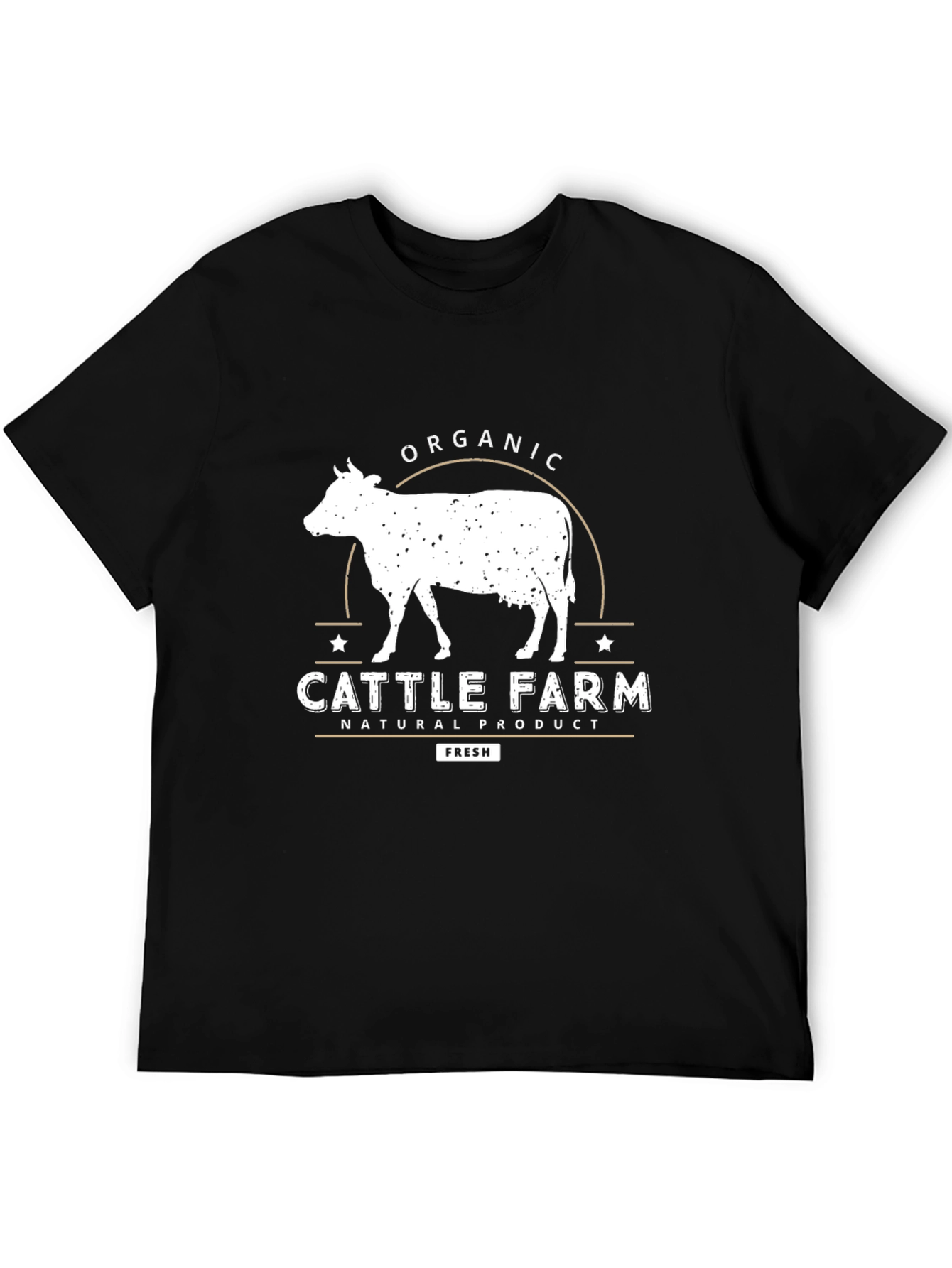Organic Cattle Farm Graphic Tee