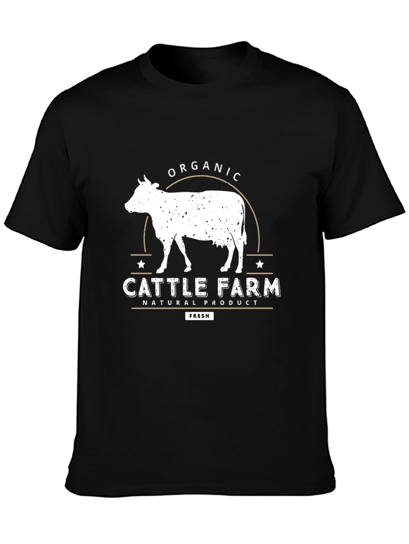 Organic Cattle Farm Graphic Tee