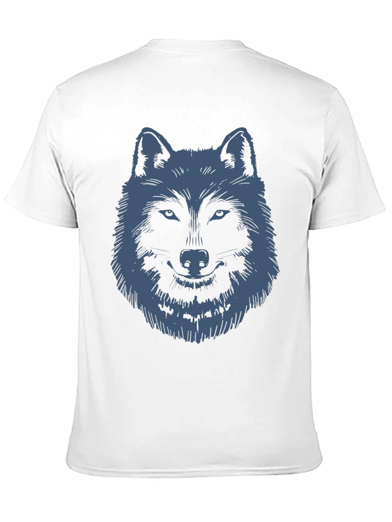 Wolf Graphic Black T-Shirt - Animal Lover Fashion Tee