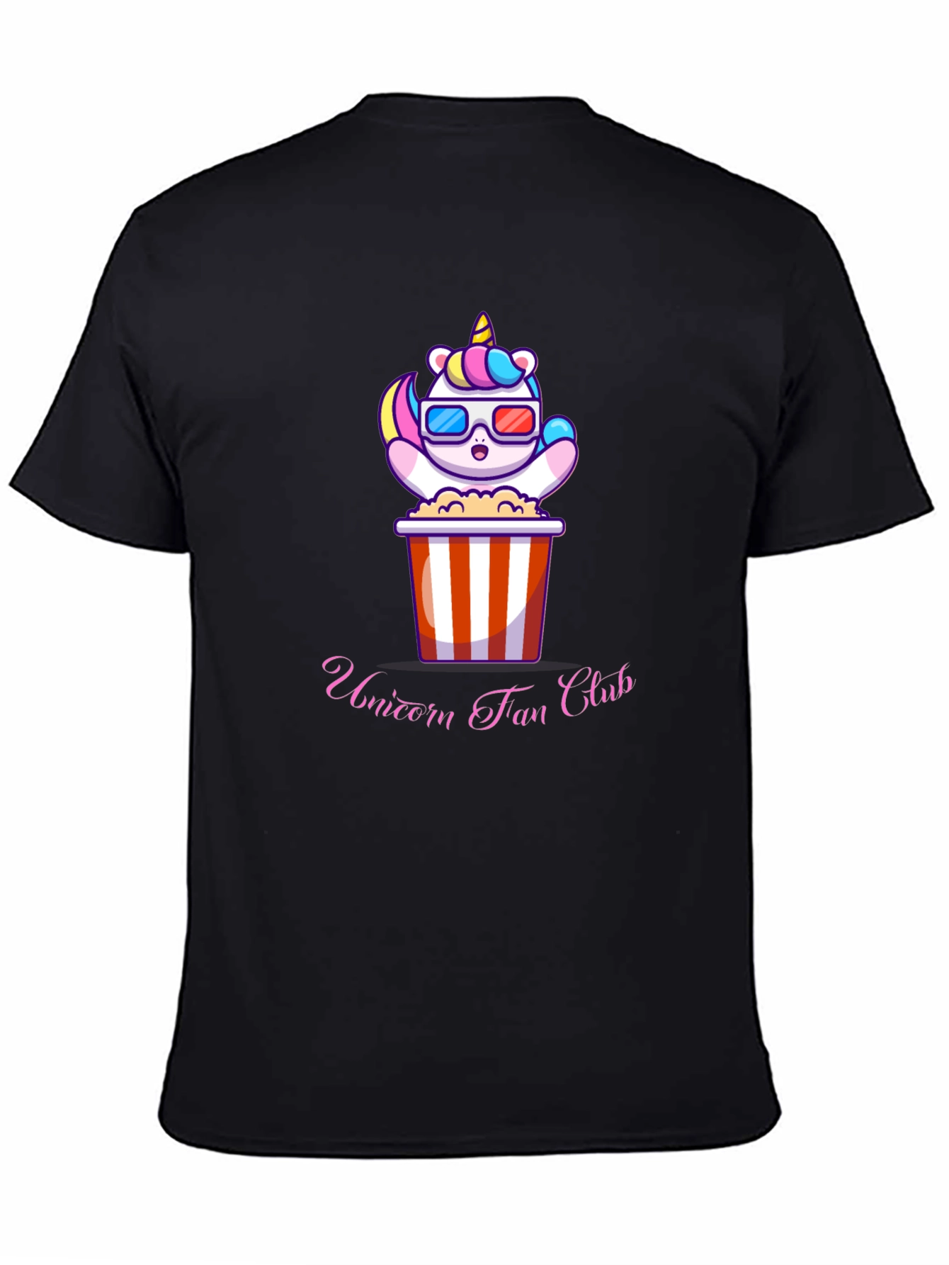 Unicorn Fan Club Black T-Shirt