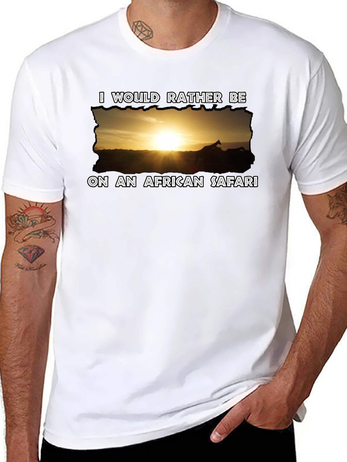 African Safari T-Shirt - Travel Nature Tee