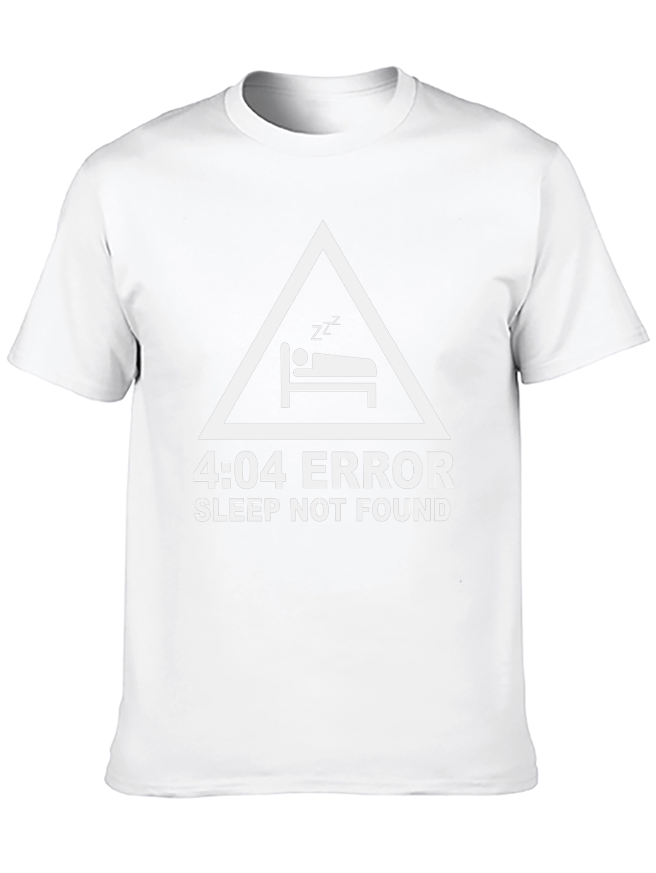 4:04 Error Sleep Not Found Black T-Shirt