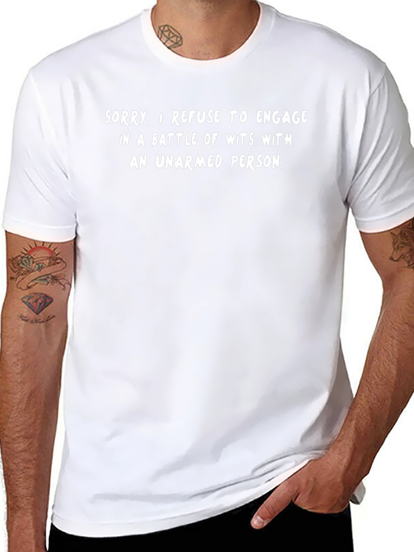 Funny Sarcastic T-Shirt: Battle of Wits