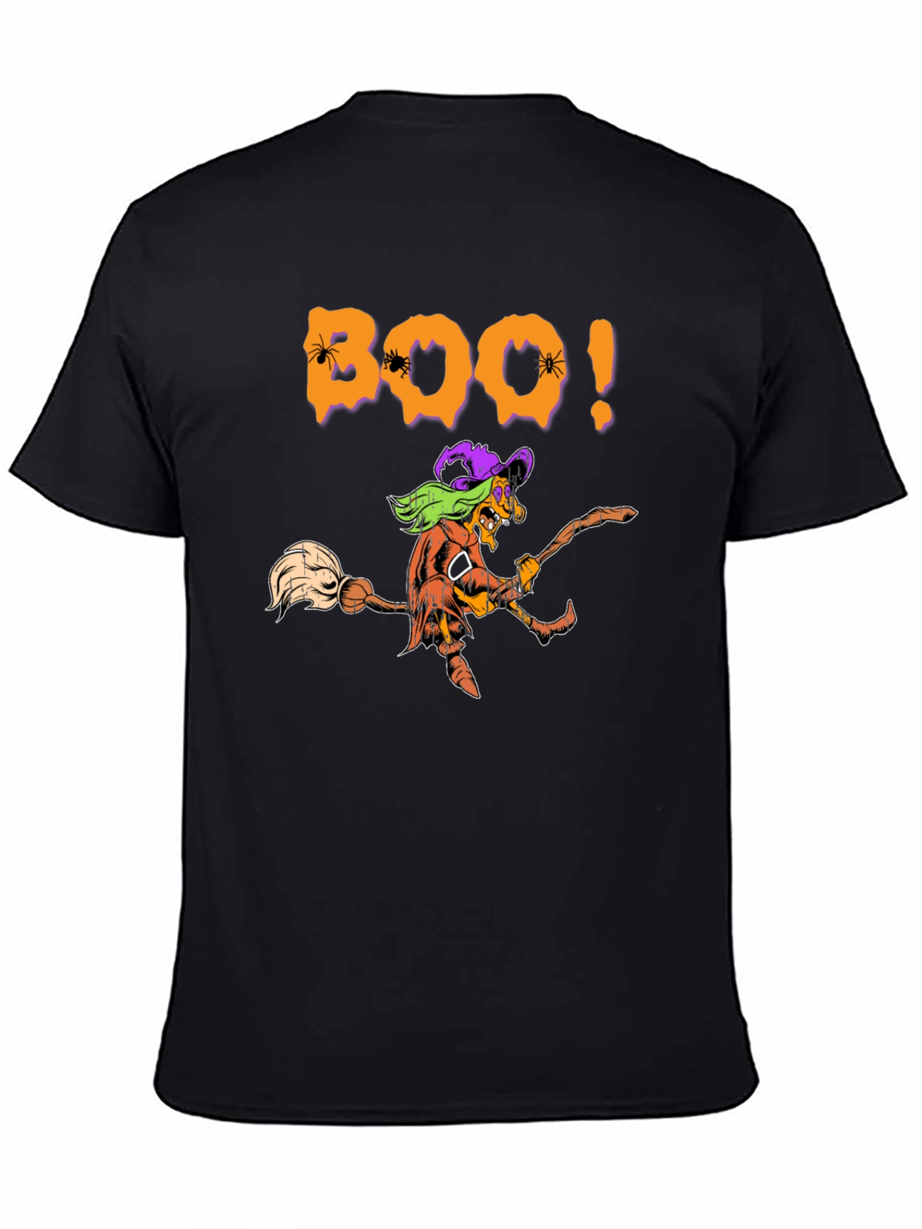 Halloween Witch BOO Graphic T-Shirt