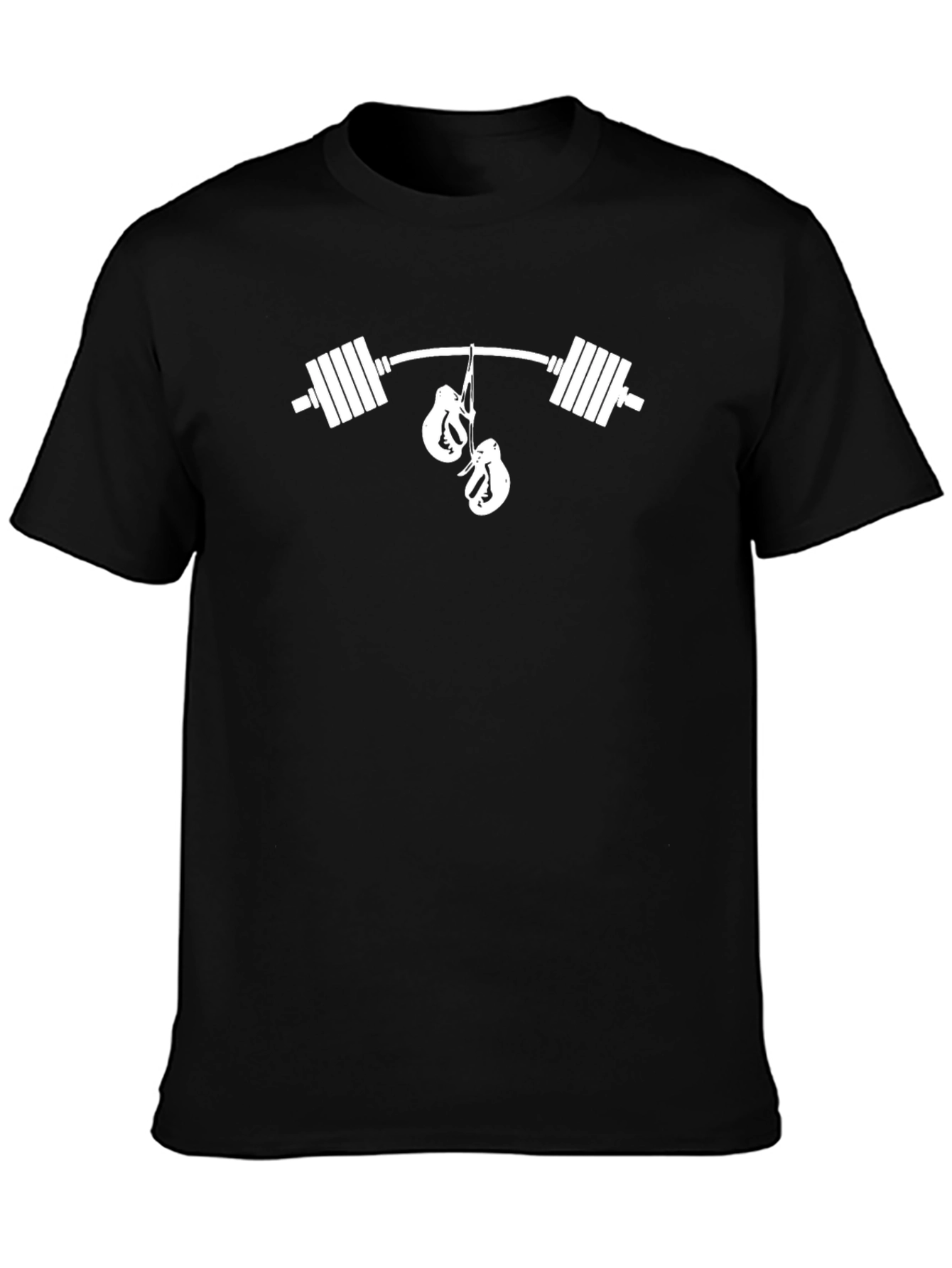 Weightlifting Boxer Black T-Shirt