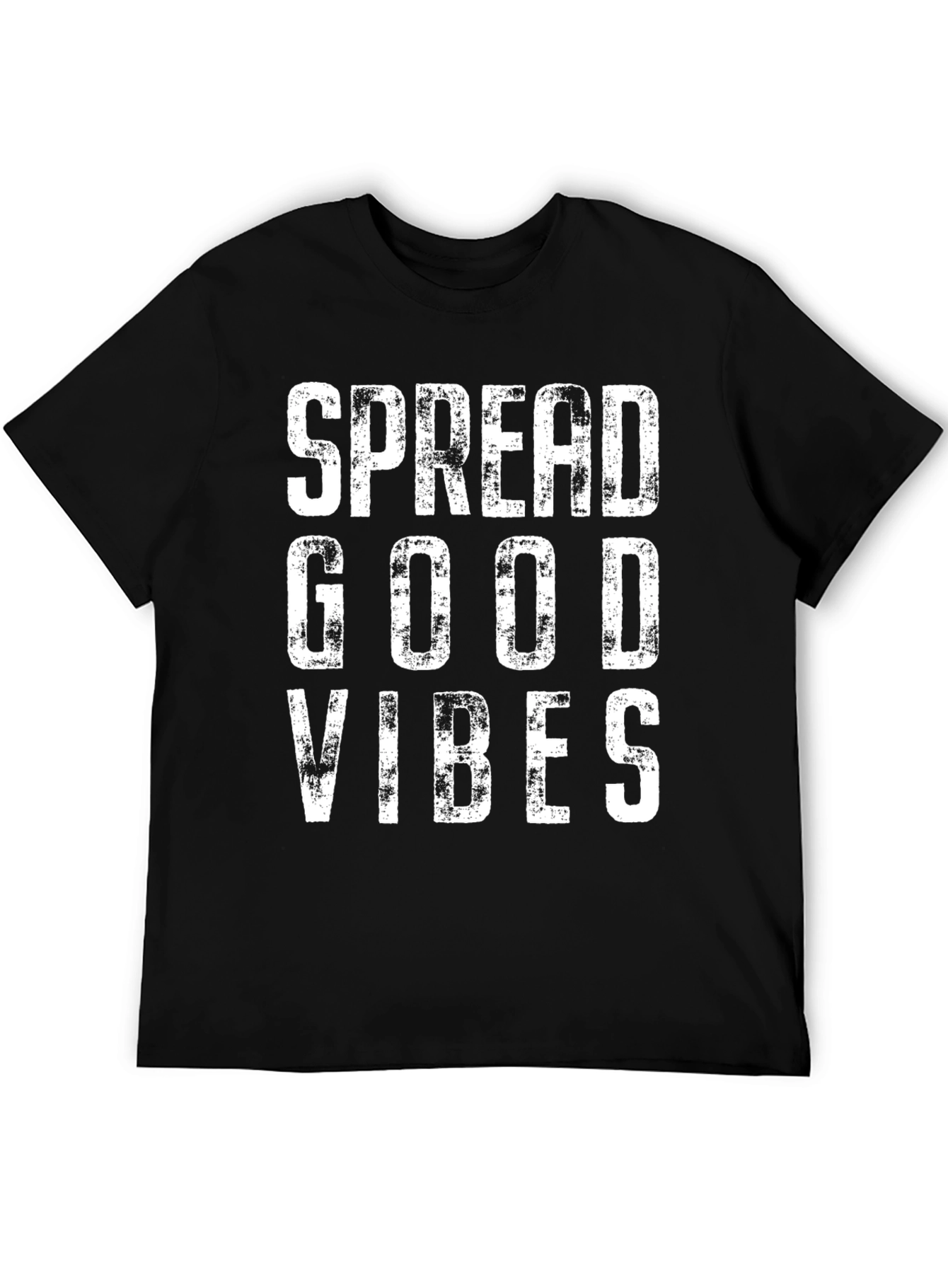 Spread Good Vibes Graphic T-Shirt - Black