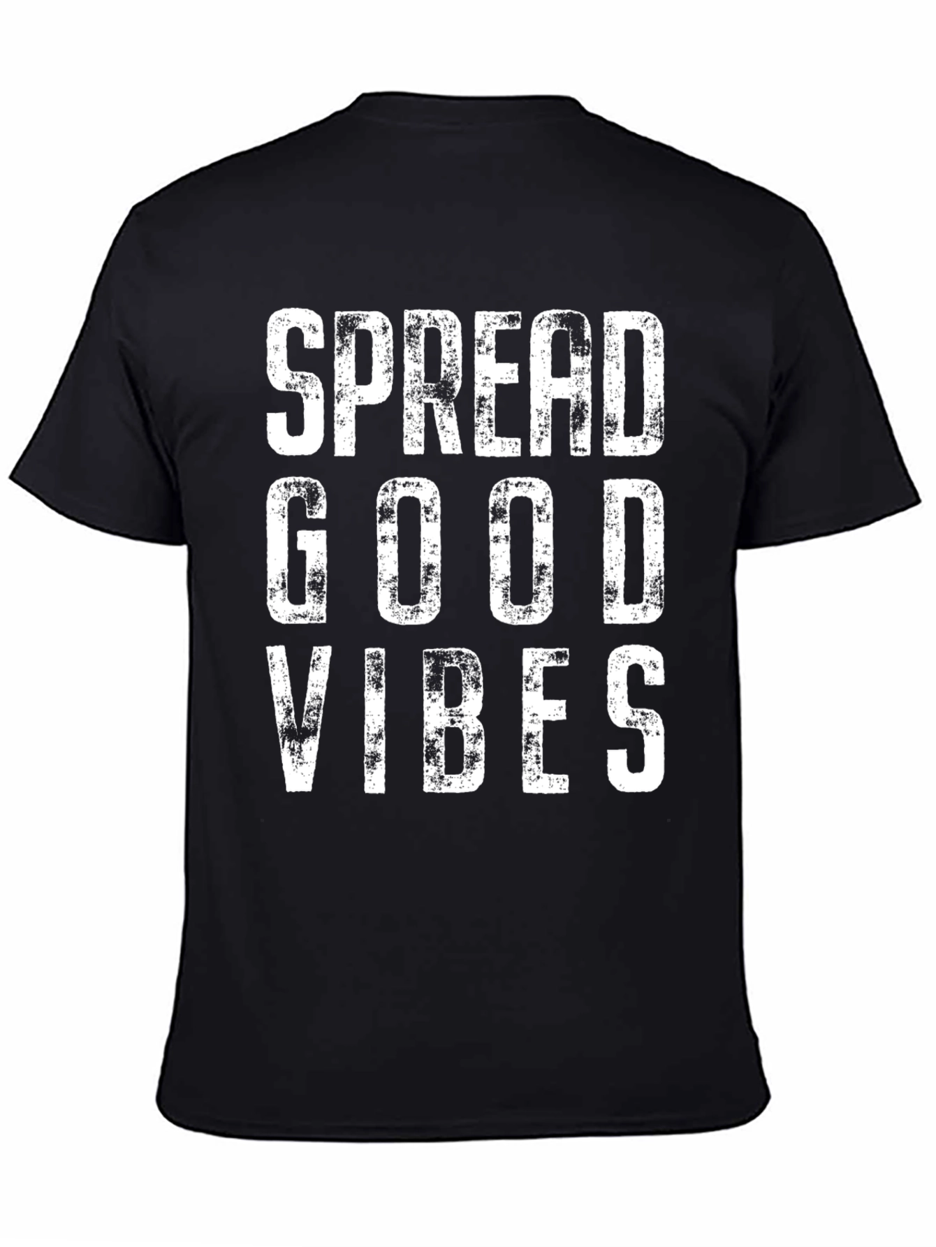 Spread Good Vibes Graphic T-Shirt - Black