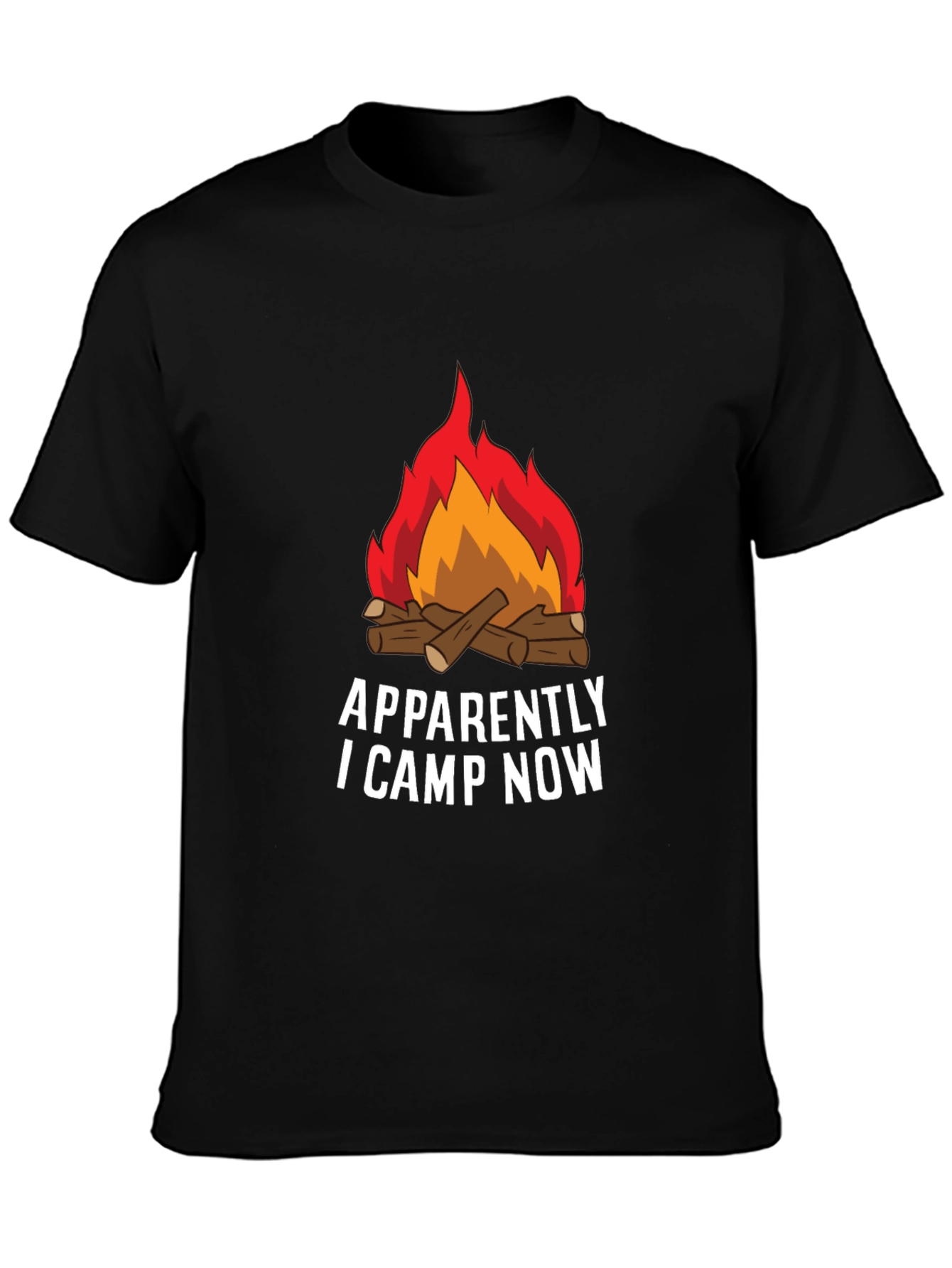 Apparently I Camp Now Graphic Tee