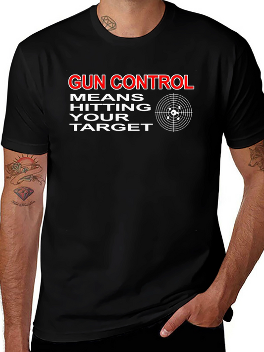 Gun Control Target T-Shirt