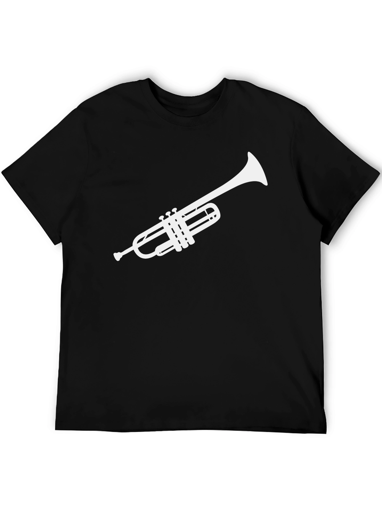 Cool Trumpet Graphic T-Shirt - Musical Instrument Tee