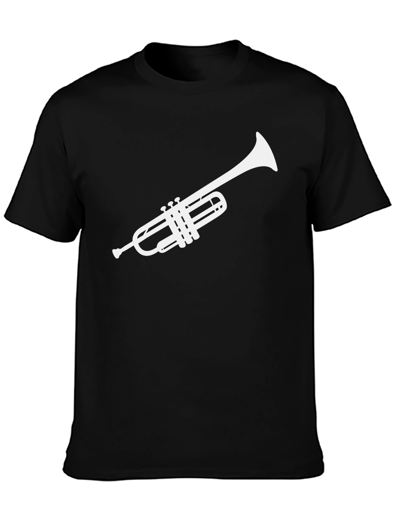 Cool Trumpet Graphic T-Shirt - Musical Instrument Tee