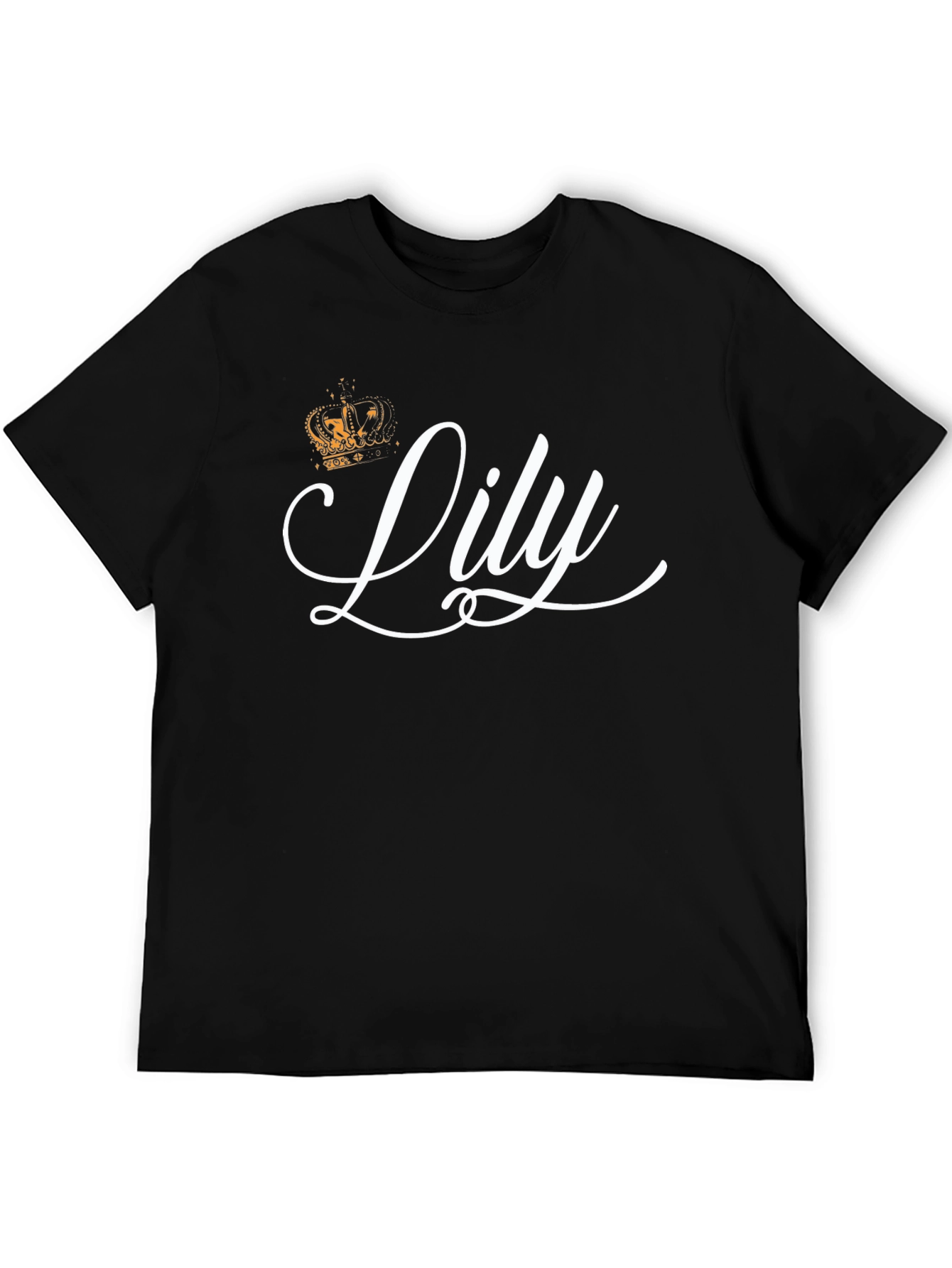 Lily Crown Black T-Shirt