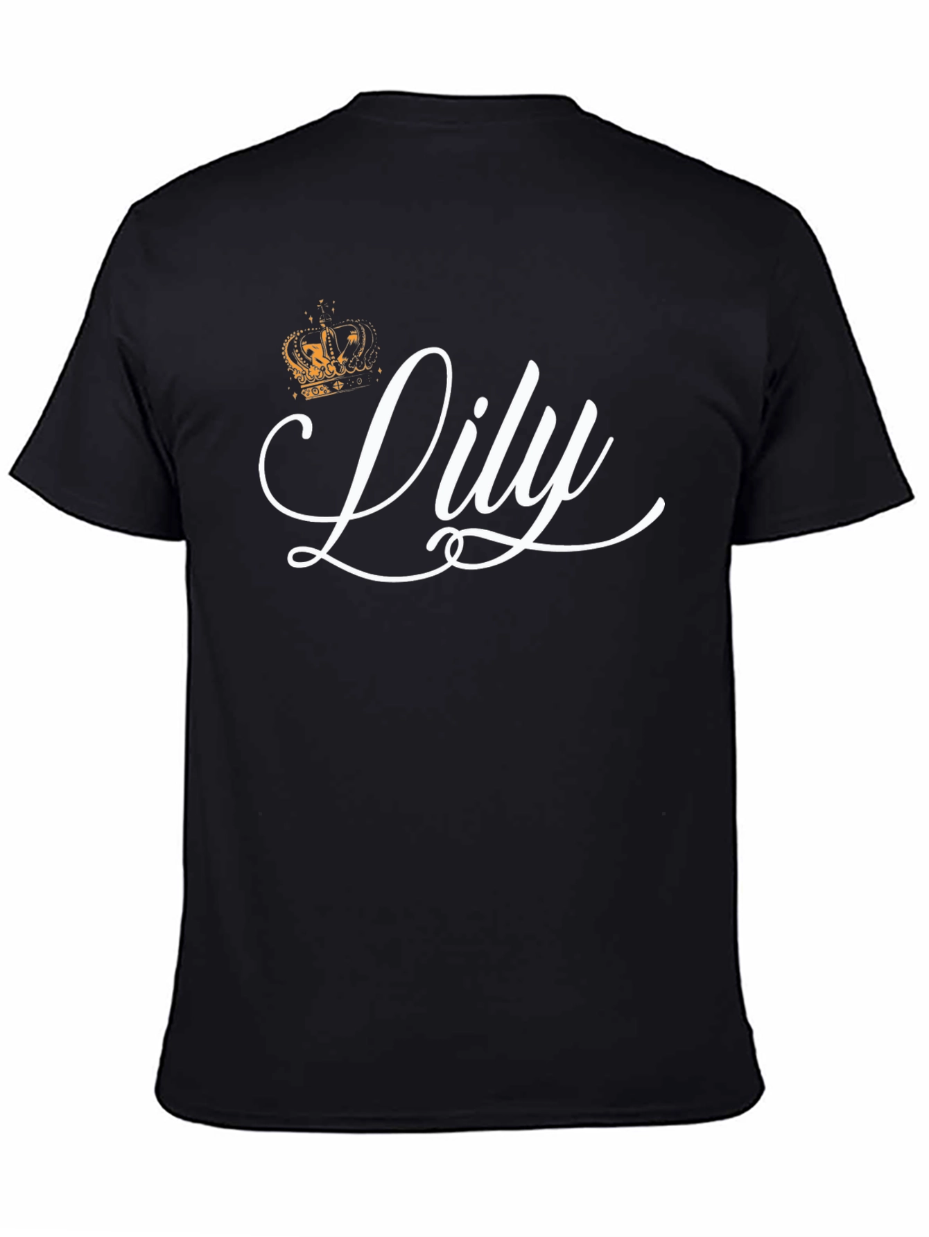 Lily Crown Black T-Shirt