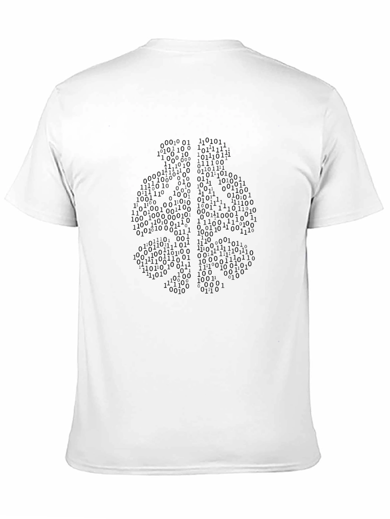 Binary Code Brain T-Shirt - Geek Chic Tee