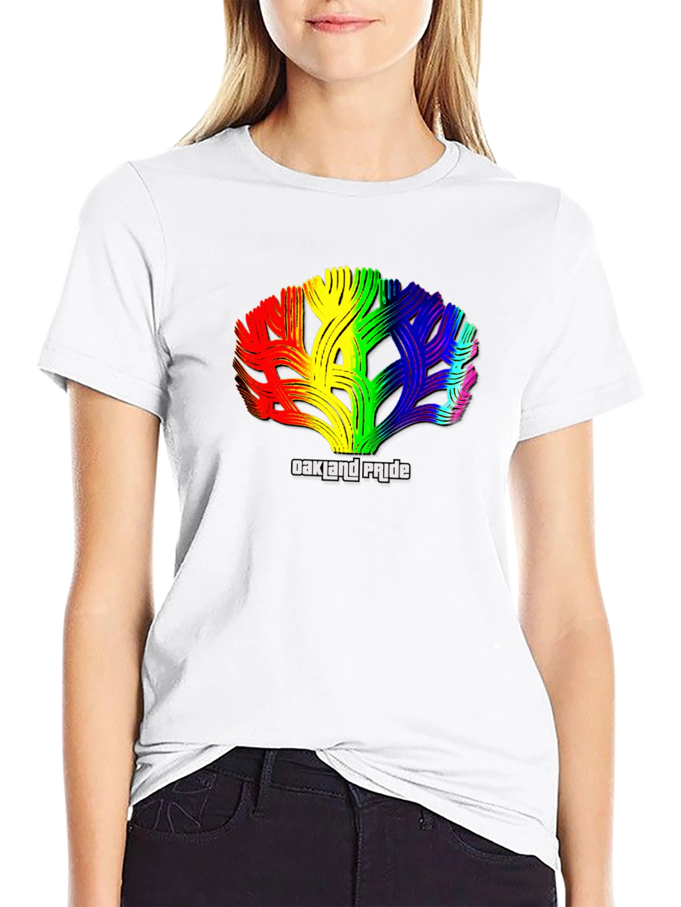 Oakland Pride Rainbow Tree T-Shirt