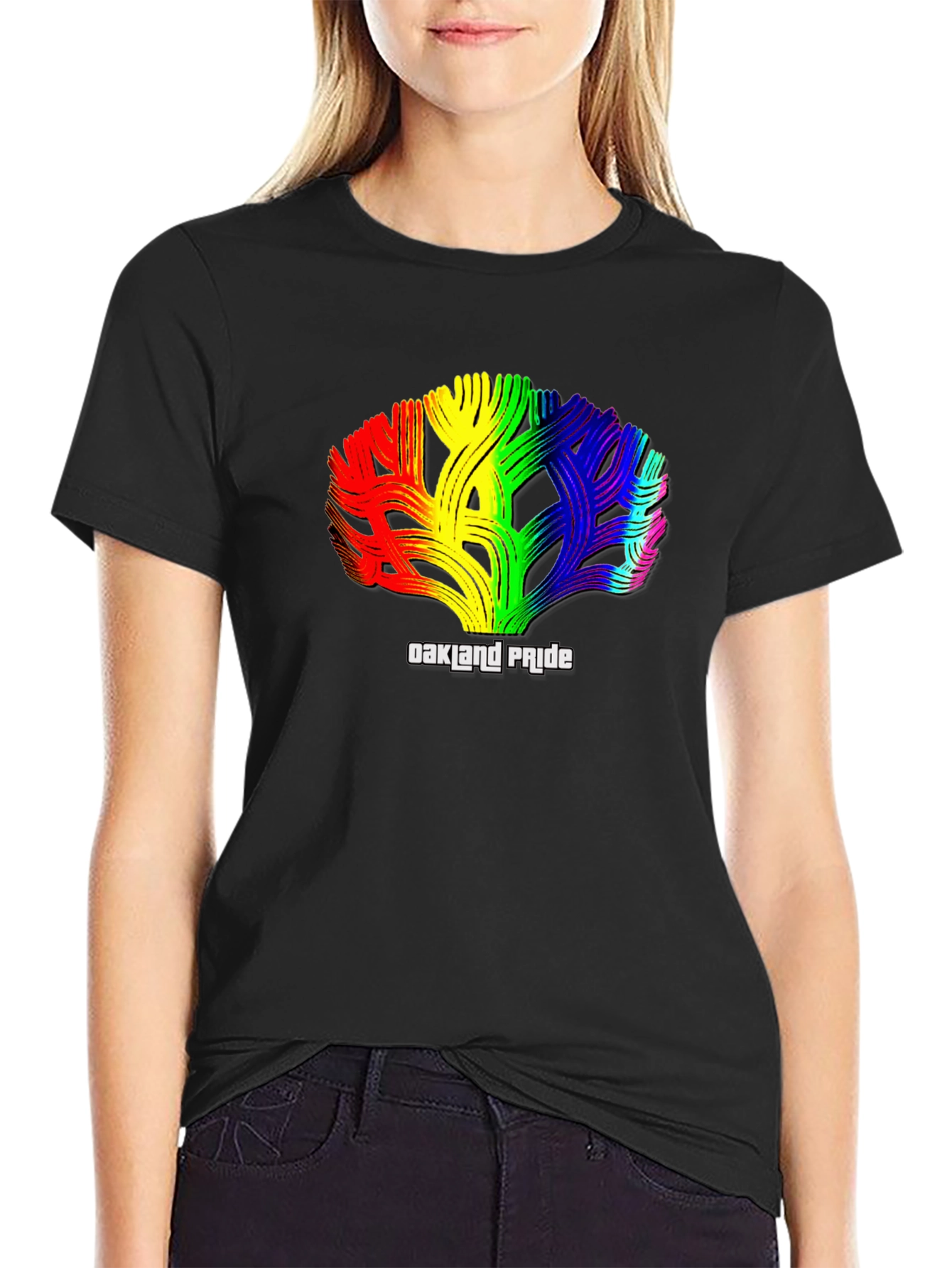 Oakland Pride Rainbow Tree T-Shirt