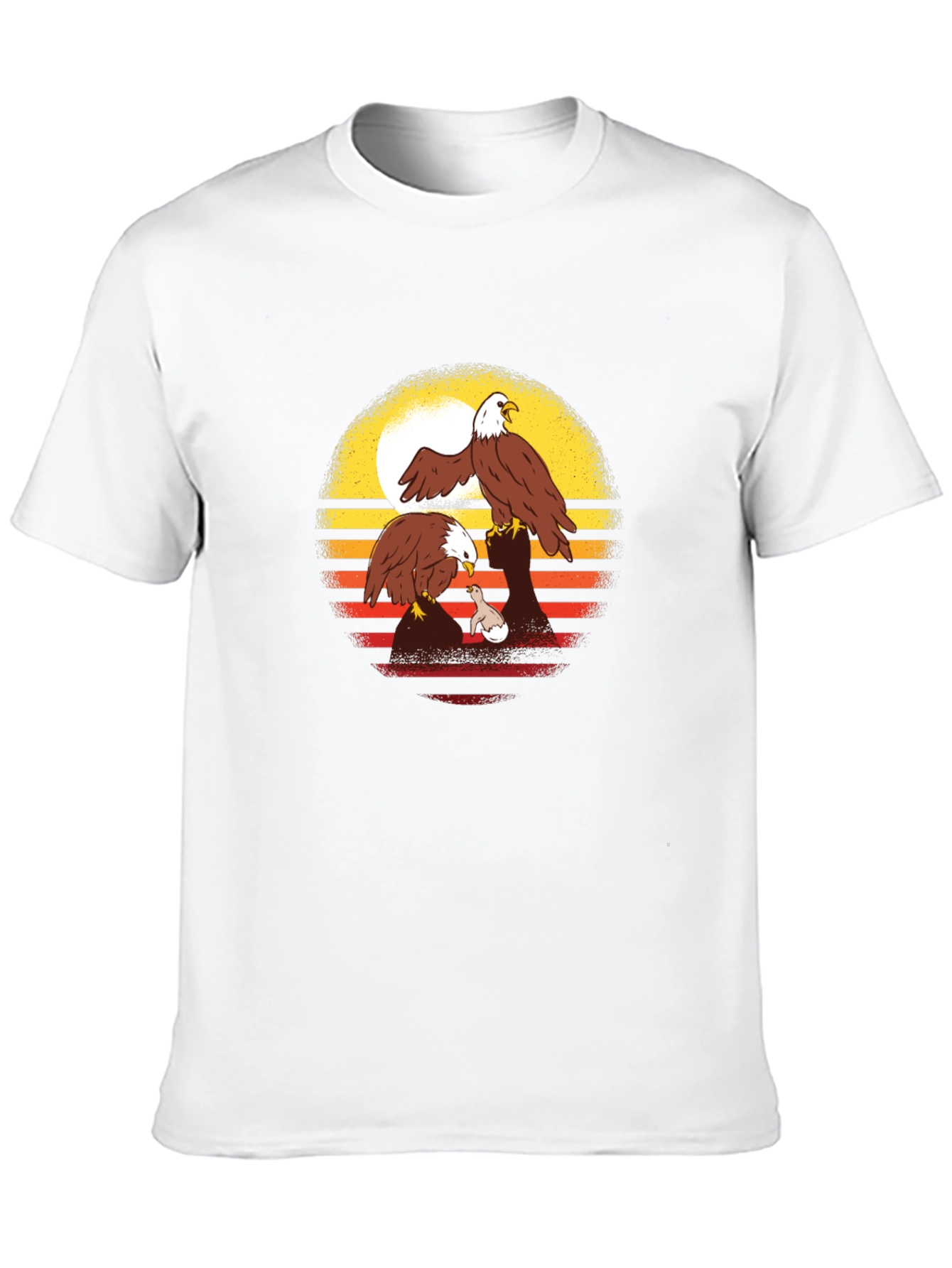 Eagle Sunset T-Shirt - Nature Graphic Tee