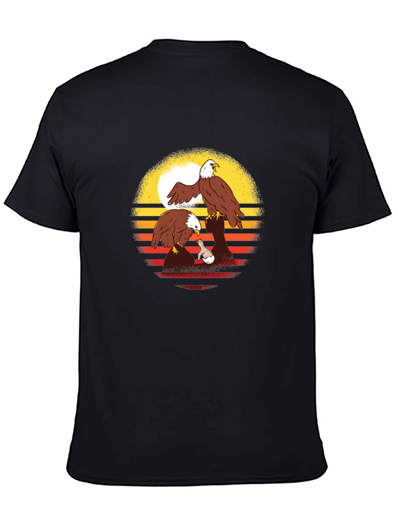 Eagle Sunset T-Shirt - Nature Graphic Tee