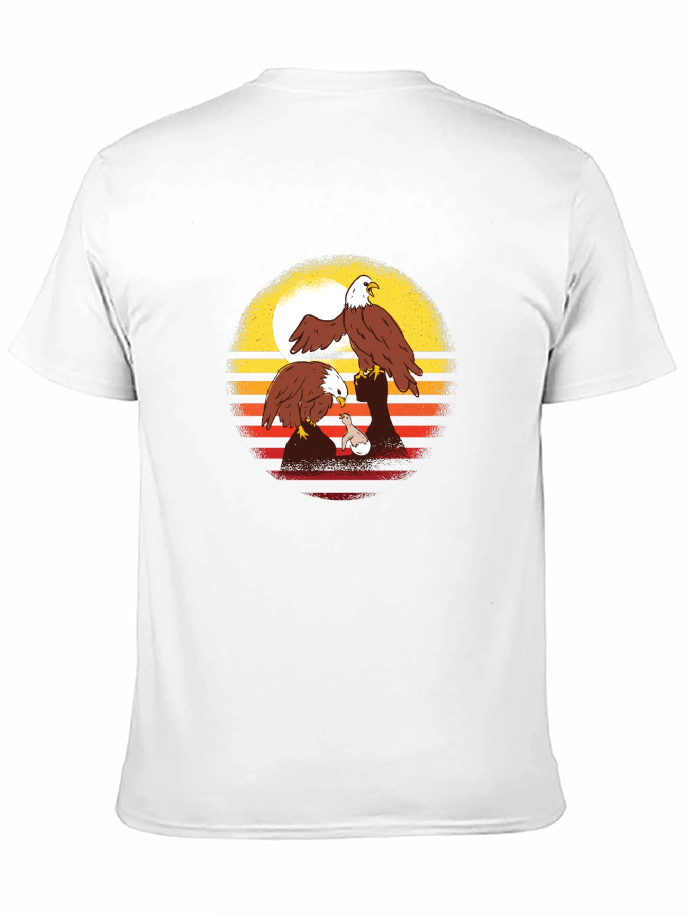 Eagle Sunset T-Shirt - Nature Graphic Tee