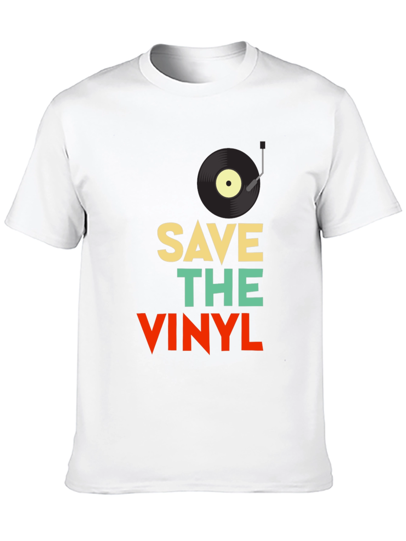Save The Vinyl Retro Graphic Tee