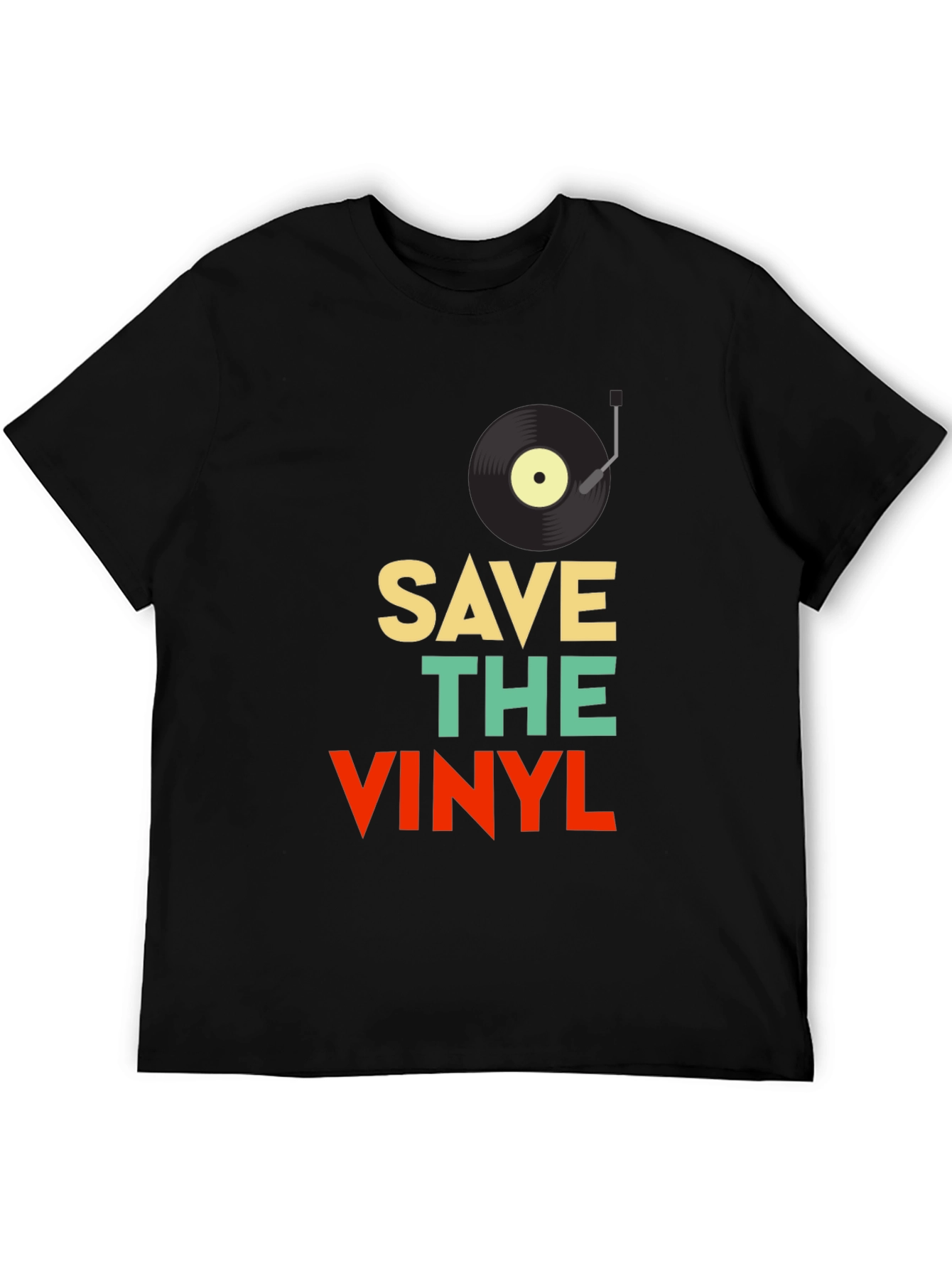 Save The Vinyl Retro Graphic Tee