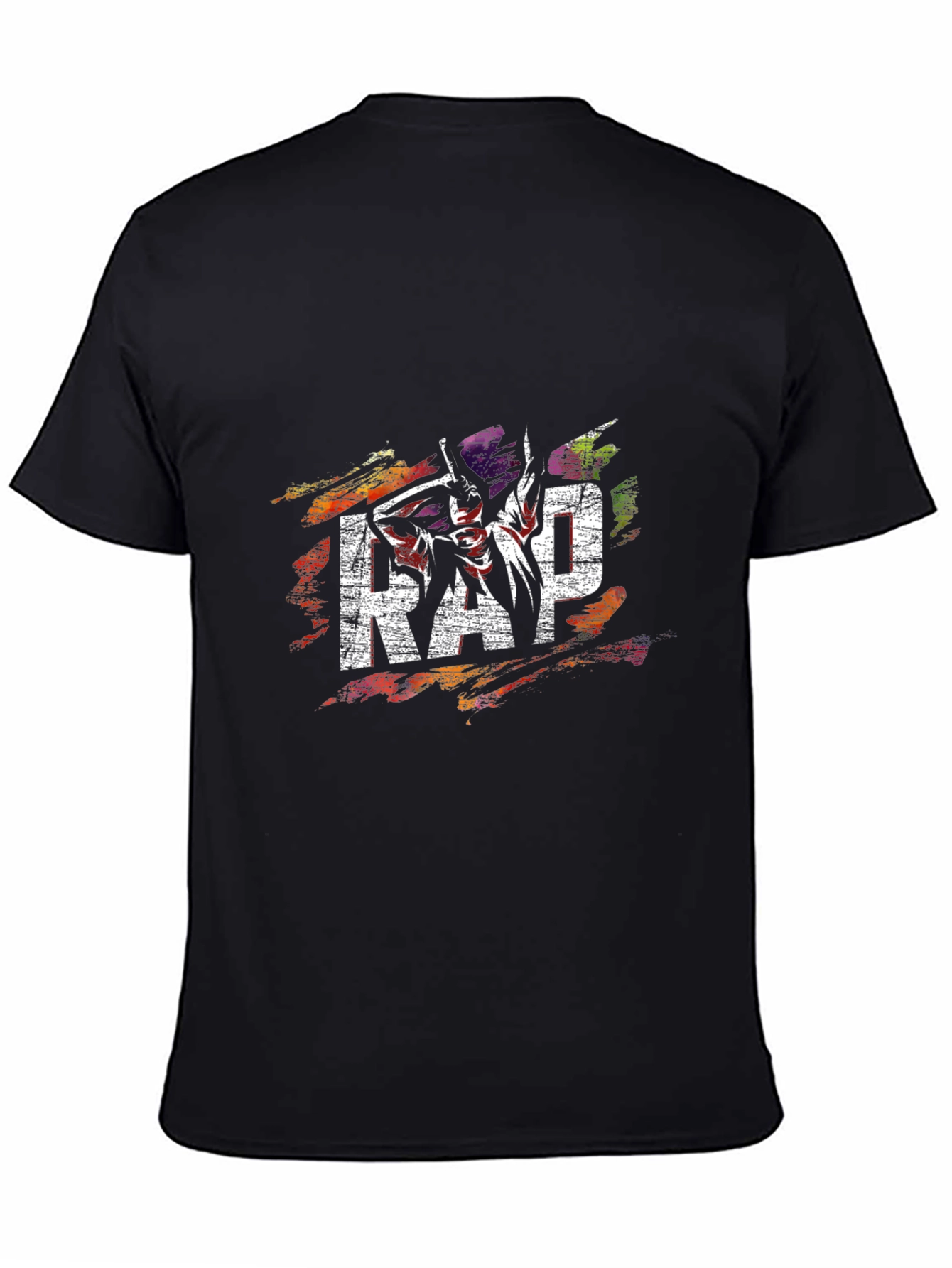 RAP Graphic T-Shirt - Mens Black Tee
