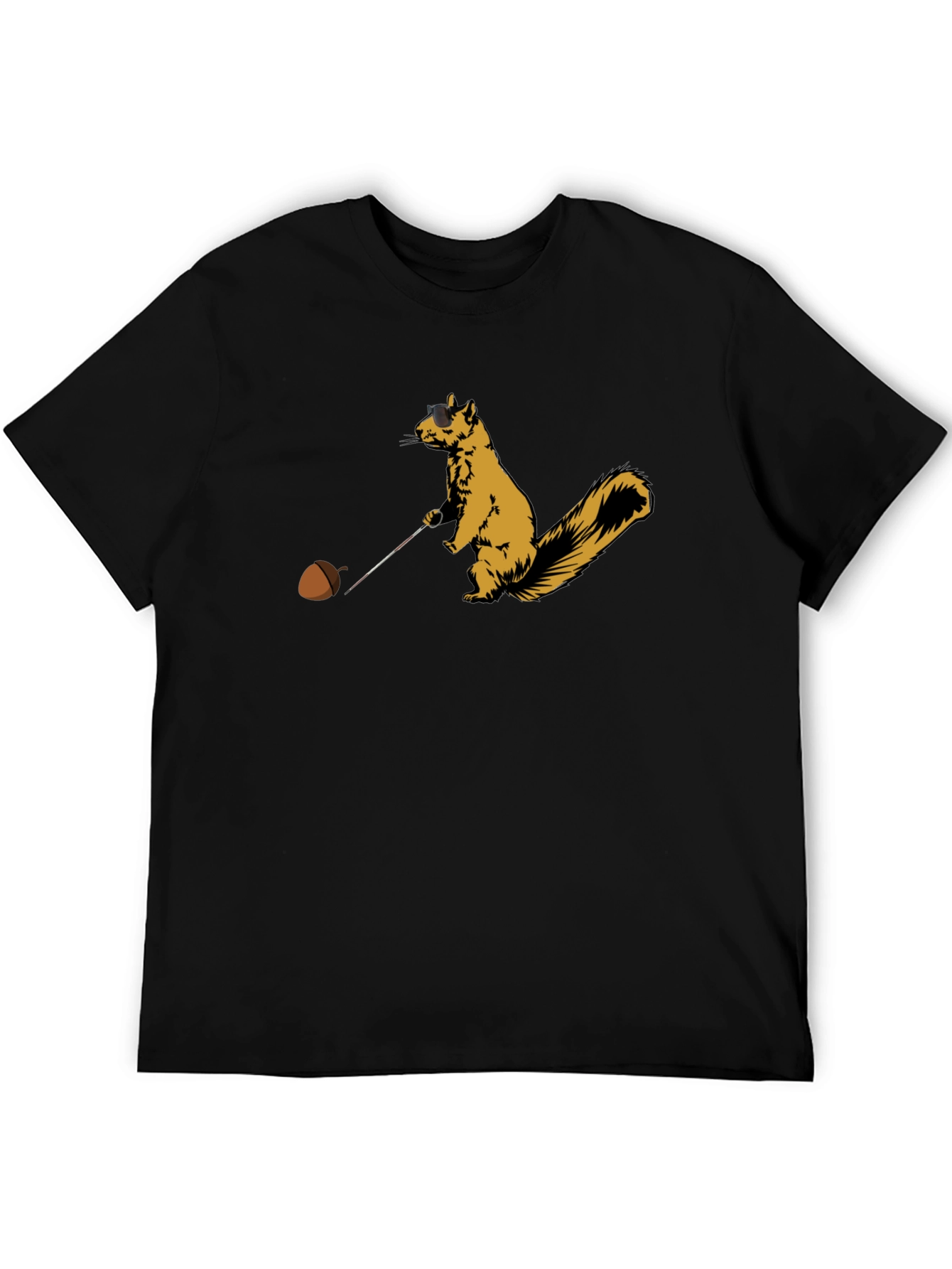 Squirrel Golf T-Shirt - Novelty Tee