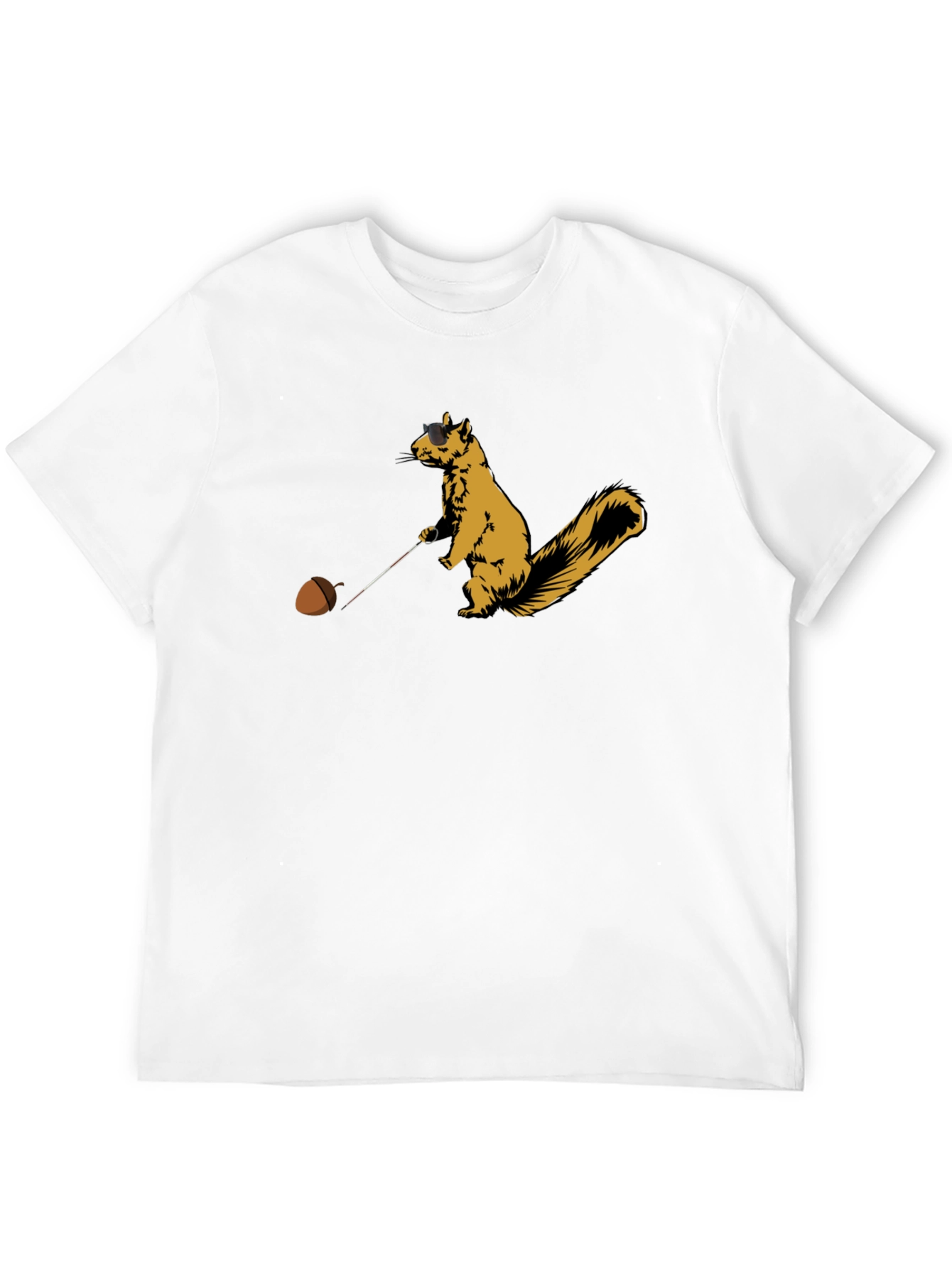 Squirrel Golf T-Shirt - Novelty Tee