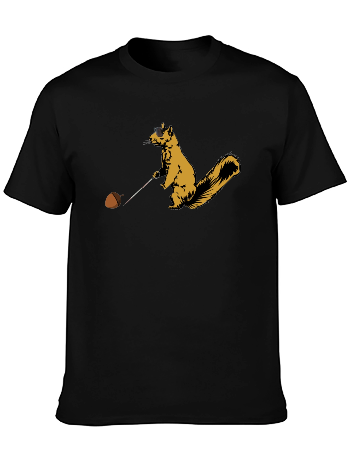 Squirrel Golf T-Shirt - Novelty Tee