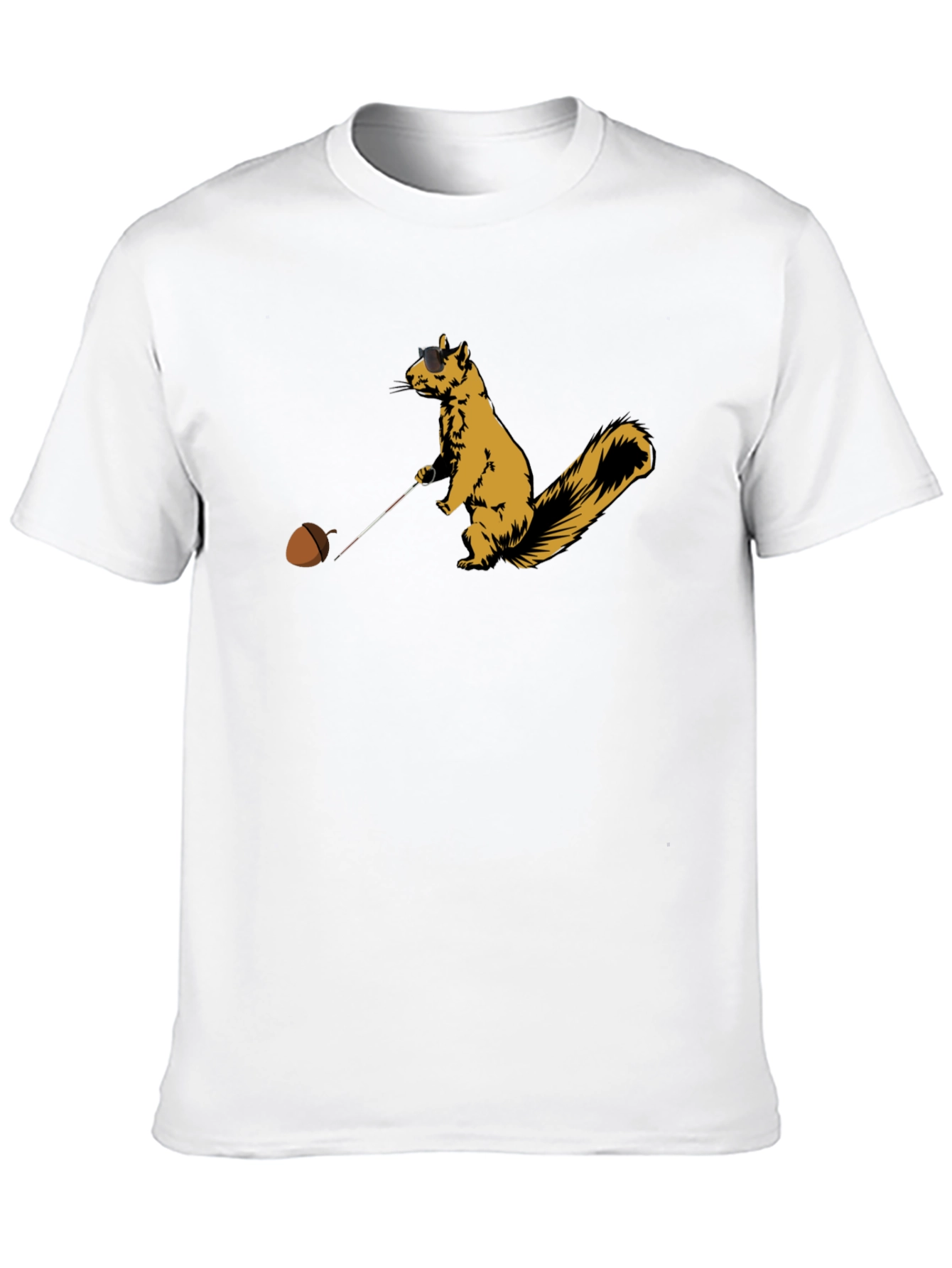 Squirrel Golf T-Shirt - Novelty Tee