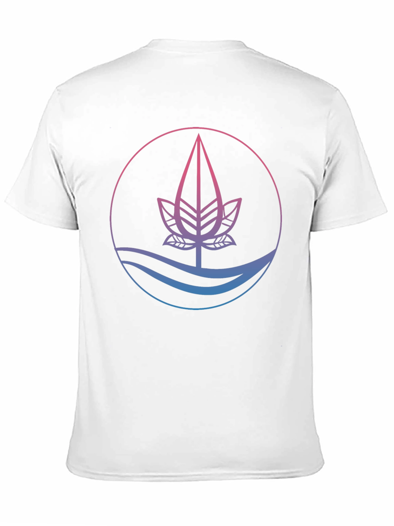 Nature Inspired Graphic Tee - Black Cotton Blend