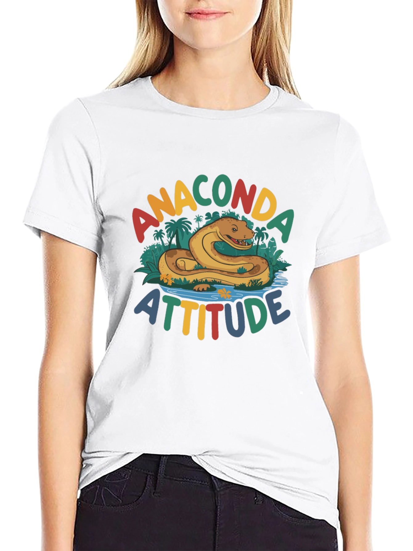 Anaconda Attitude Graphic T-Shirt