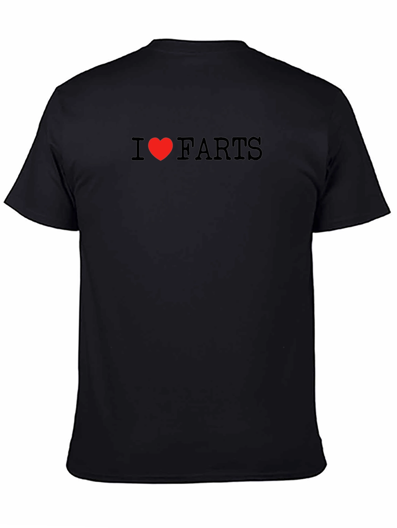 I Heart Farts Graphic Tee - Funny Black T-Shirt