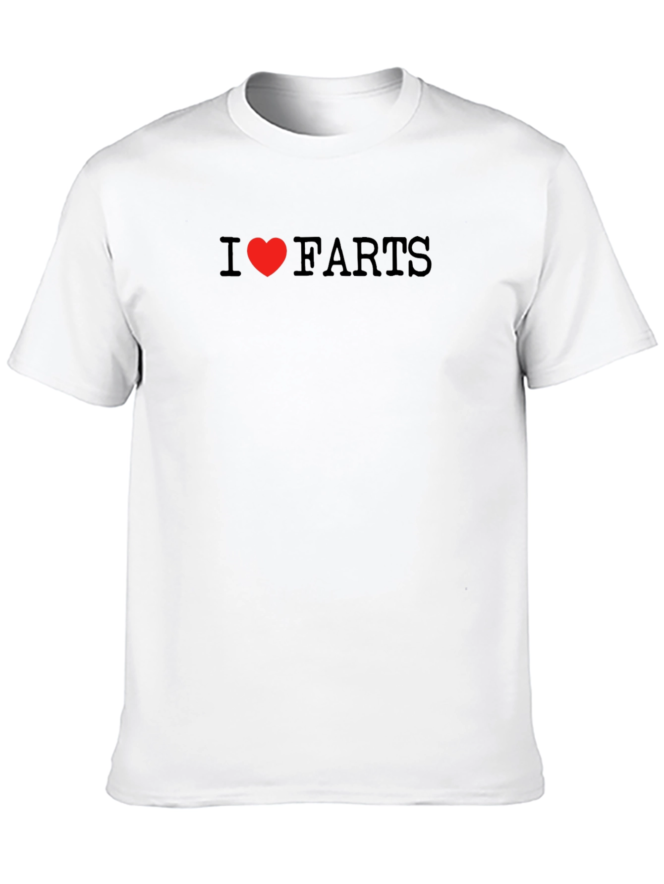 I Heart Farts Graphic Tee - Funny Black T-Shirt