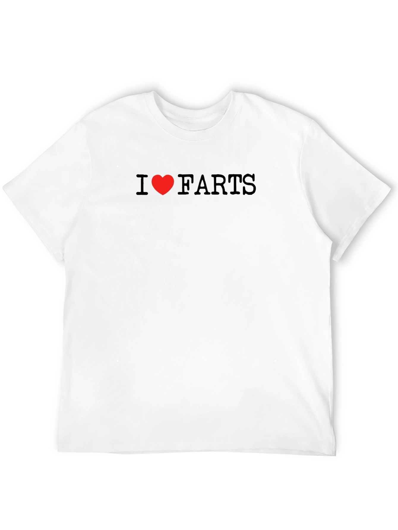 I Heart Farts Graphic Tee - Funny Black T-Shirt