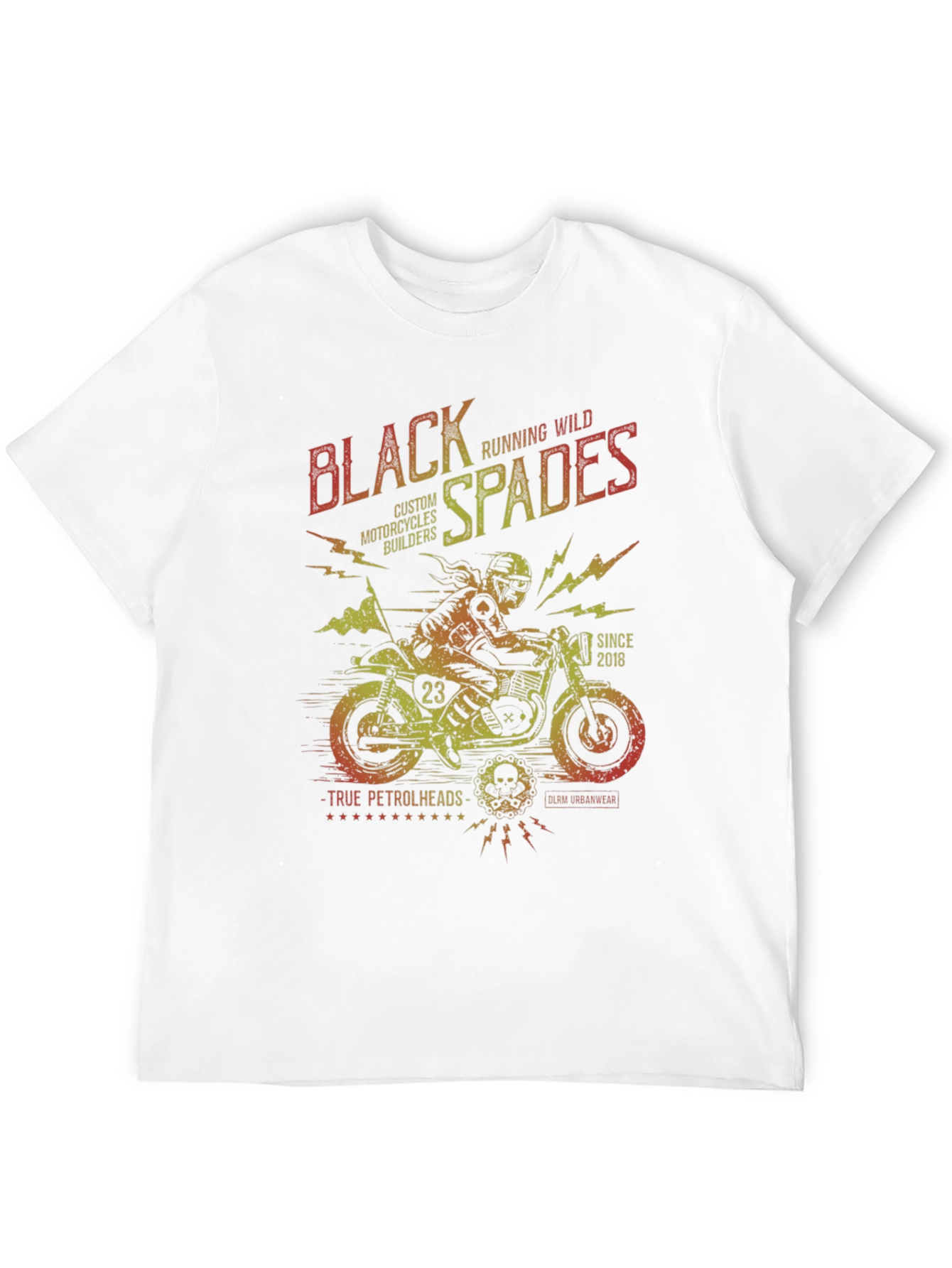 Black Spades Motorcycle T-Shirt - Custom Design