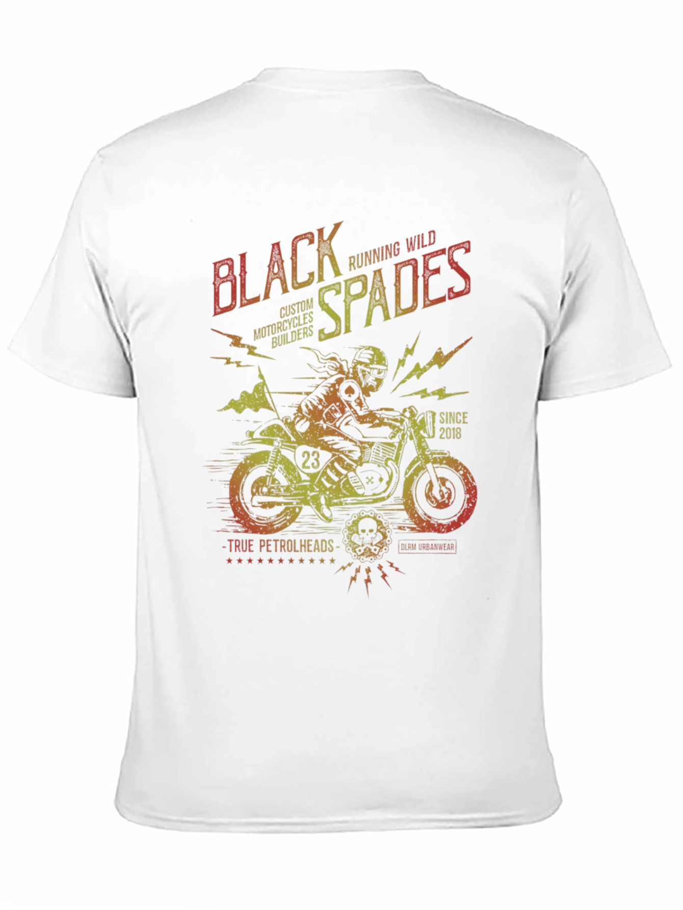 Black Spades Motorcycle T-Shirt - Custom Design