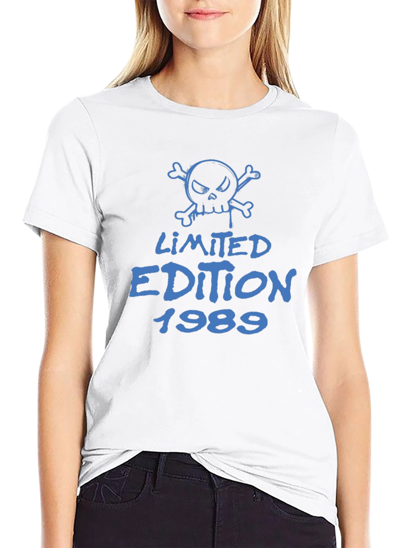 Limited Edition 1989 Skull Graphic T-Shirt