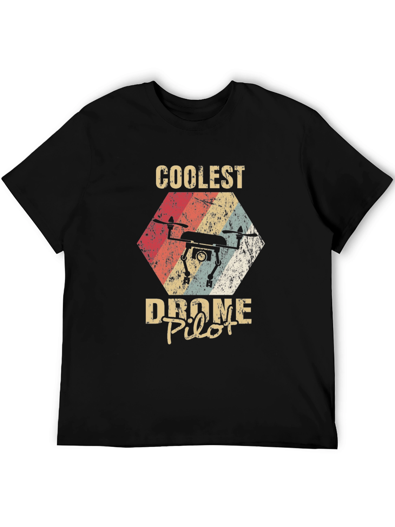 Coolest Drone Pilot Retro Graphic Tee