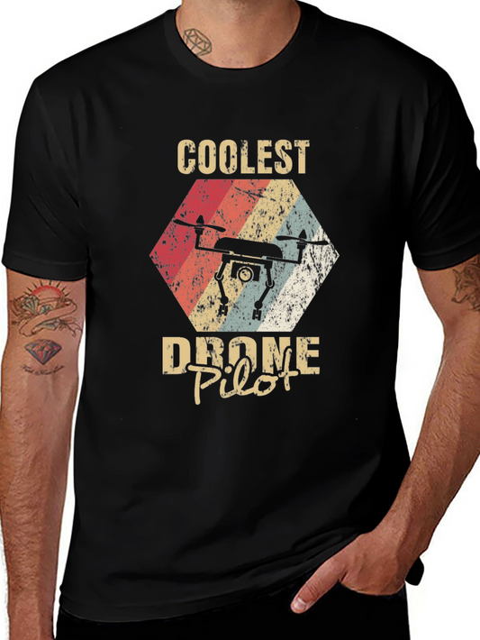 Coolest Drone Pilot Retro Graphic Tee