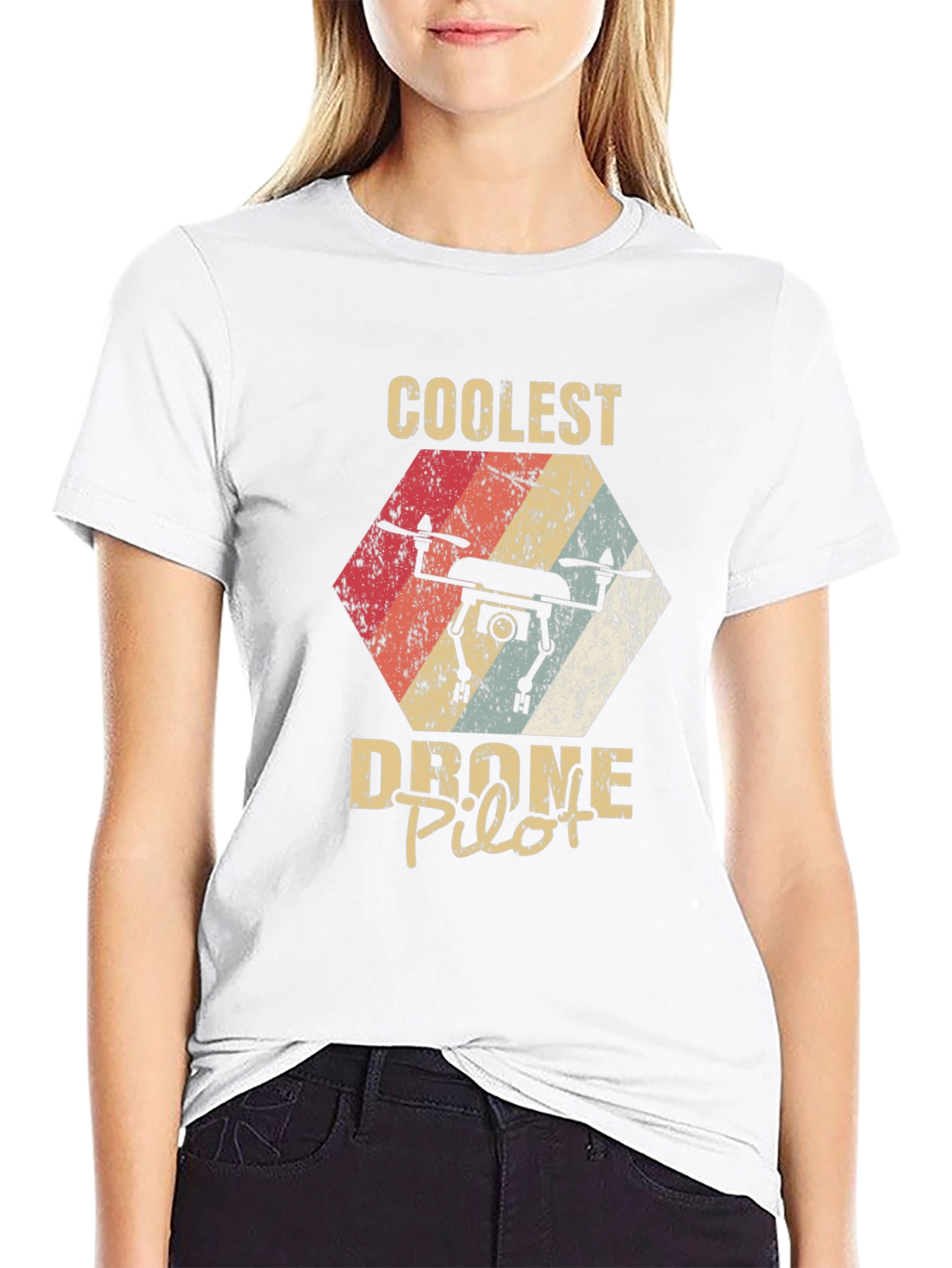 Coolest Drone Pilot Retro Graphic Tee