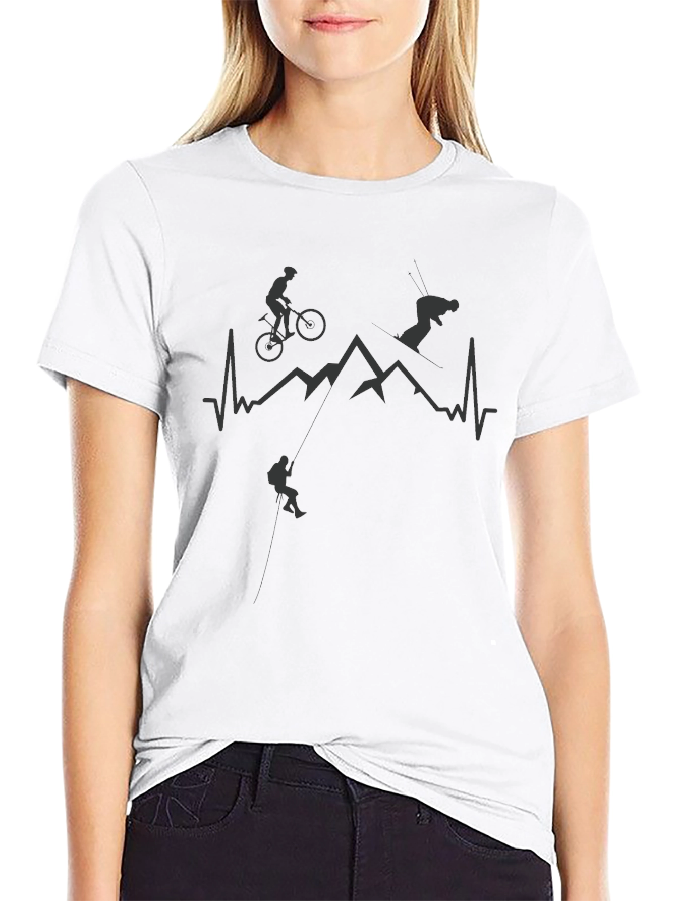 Outdoor Adventure Heartbeat T-Shirt