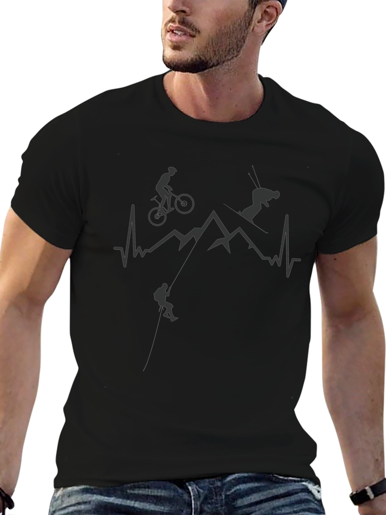Outdoor Adventure Heartbeat T-Shirt