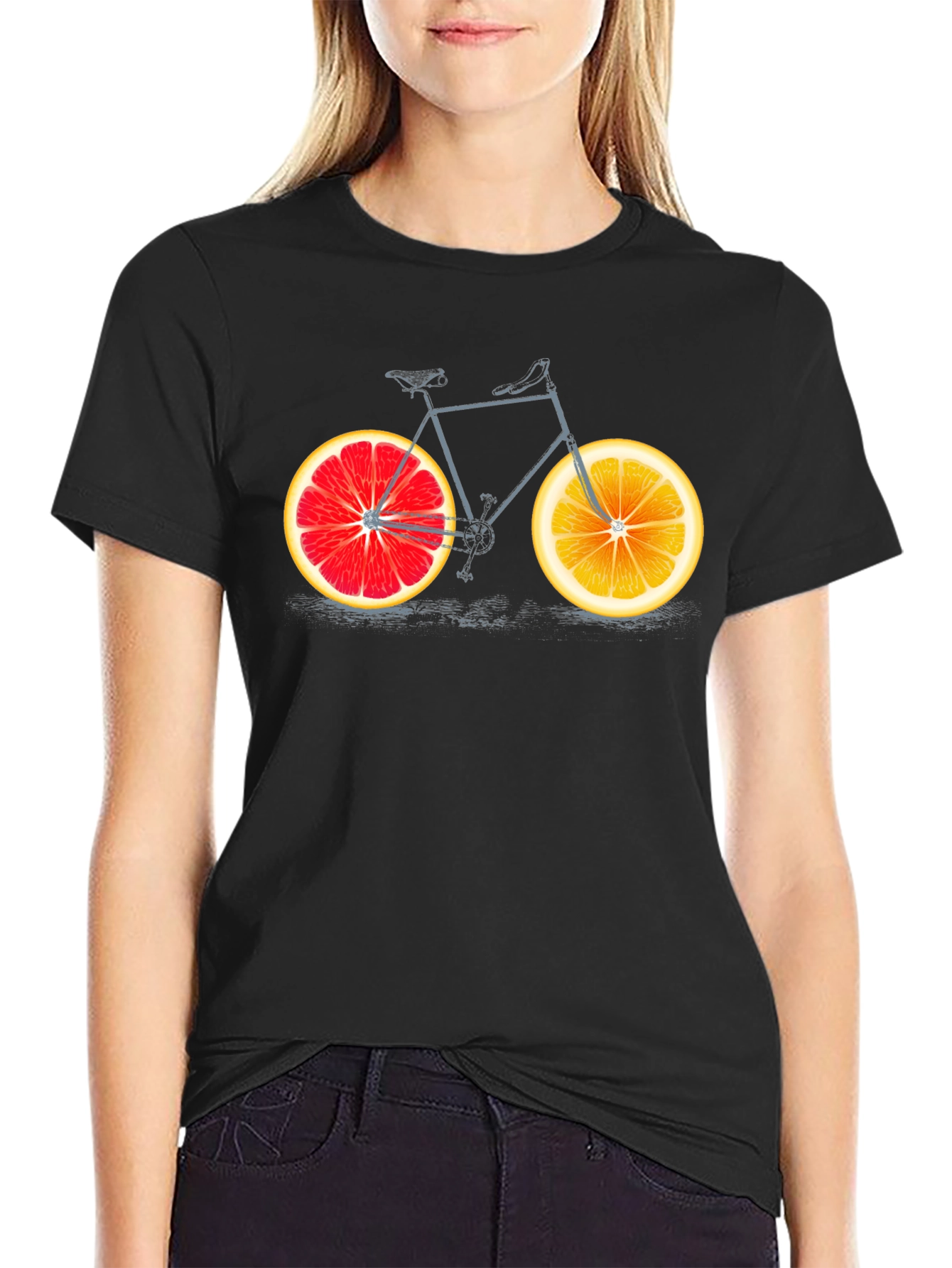 Citrus Bicycle Graphic T-Shirt